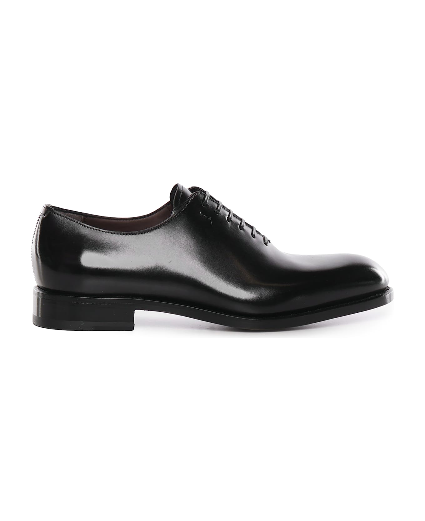 Ferragamo Leather Oxford Lace-ups - Black