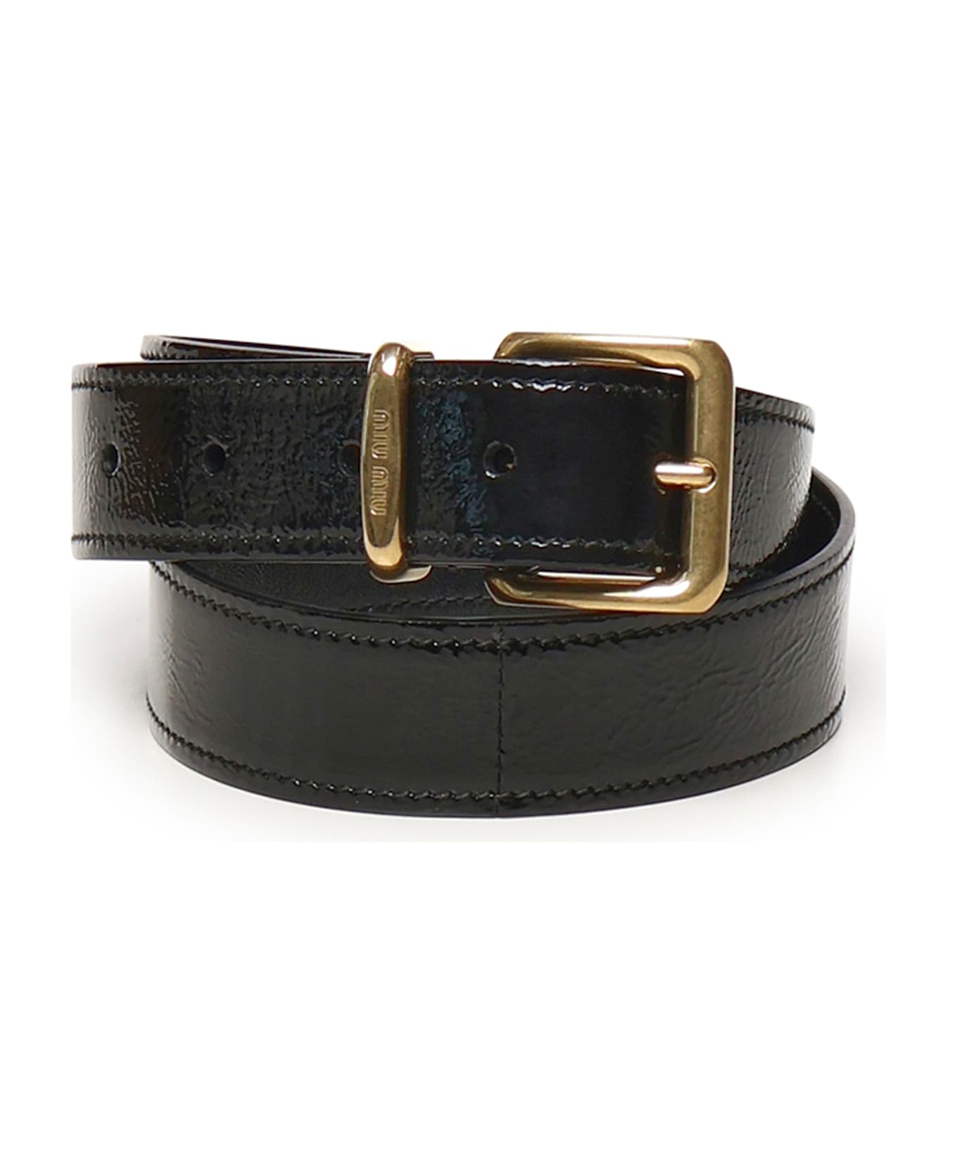 Shiny Leather Belt - Thumbnail 2