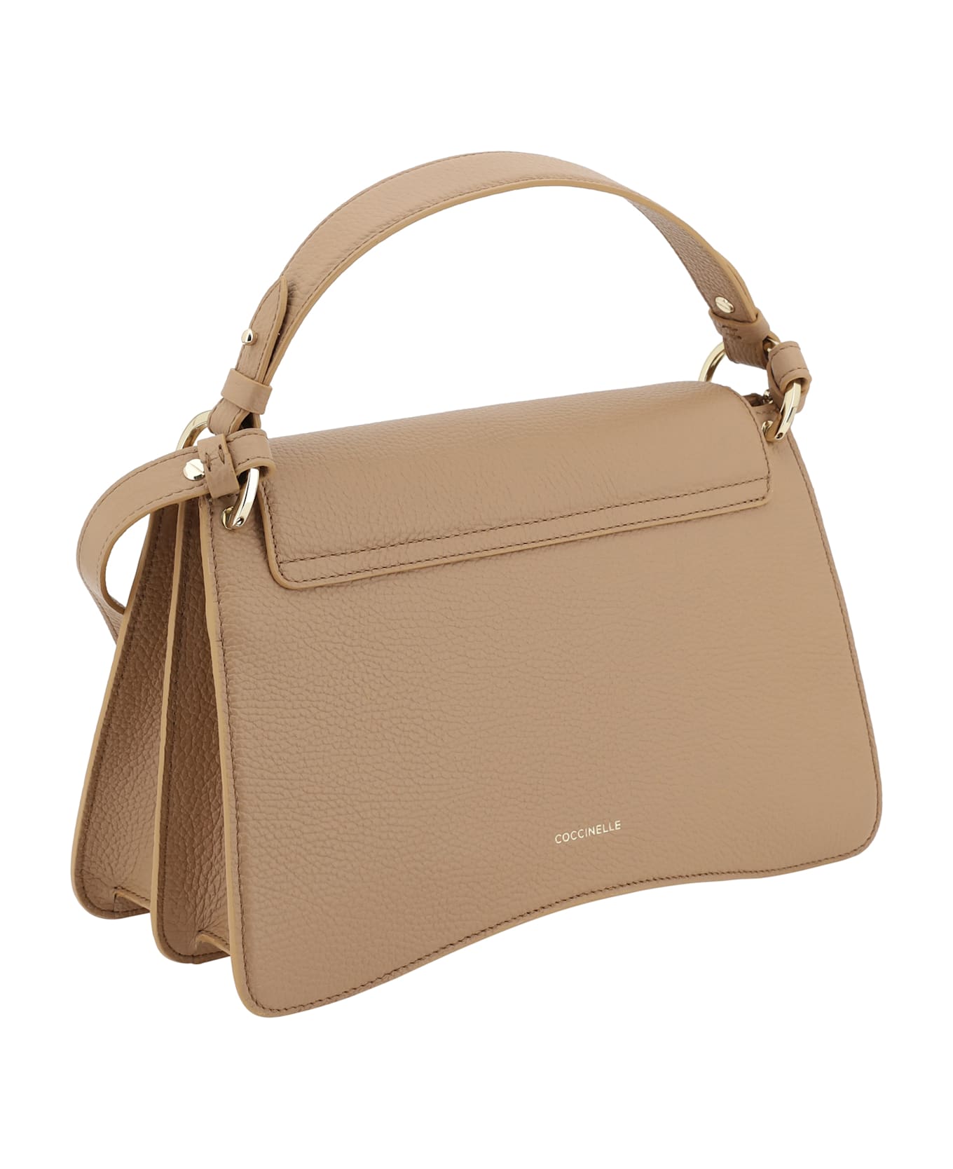 Coccinelle C-me Shoulder Bag - Sand