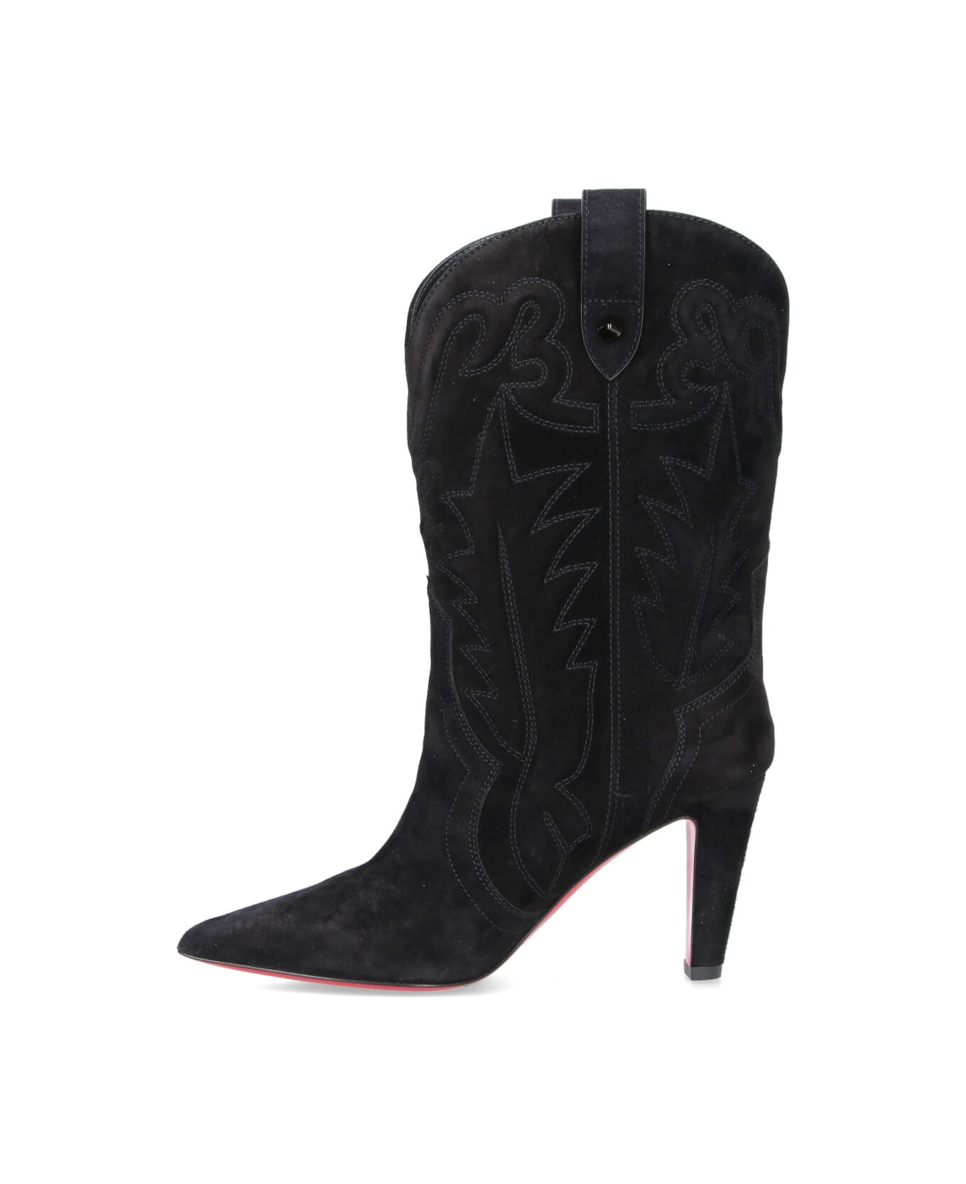 Christian Louboutin 'santiabooty' Ankle Boots - Black  