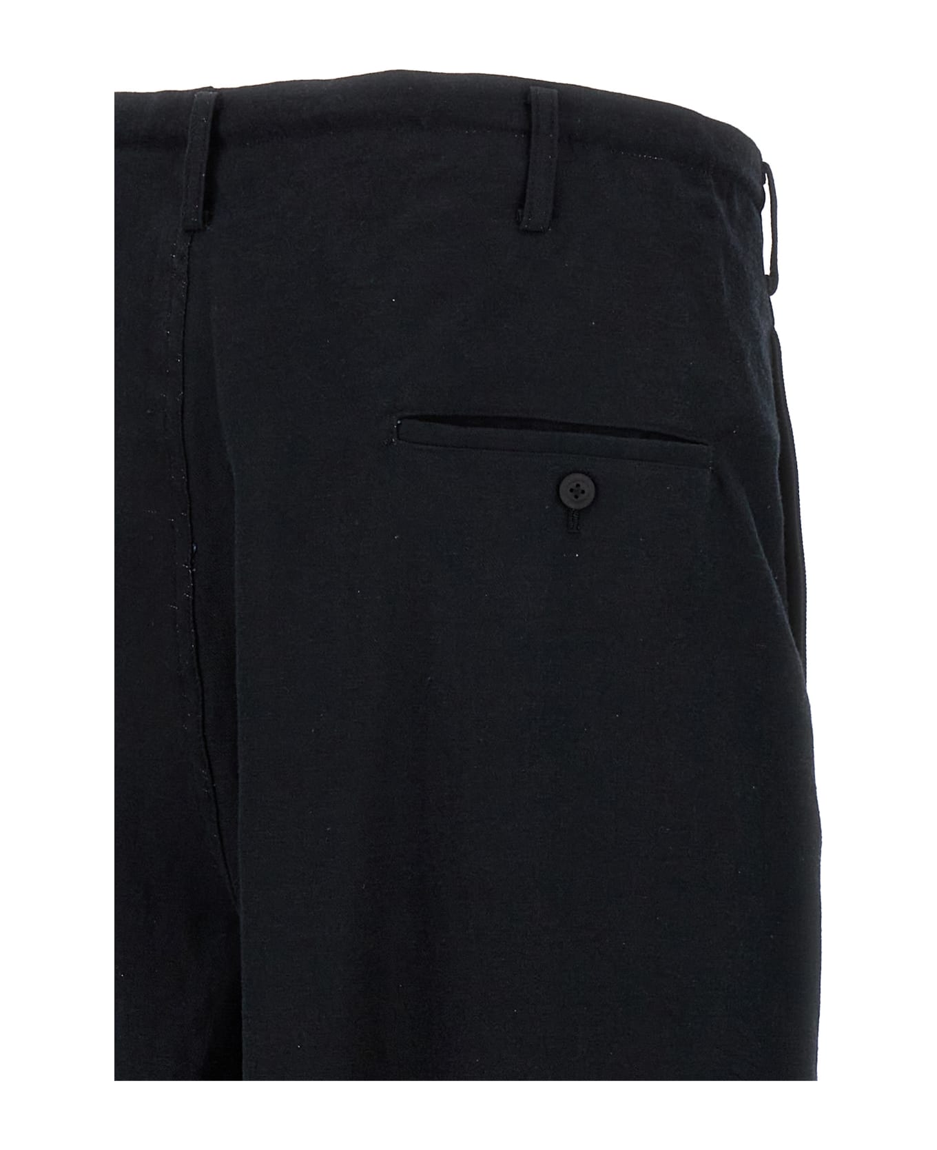 Yohji Yamamoto 'lady Pt Standard String P' Pants - Black  