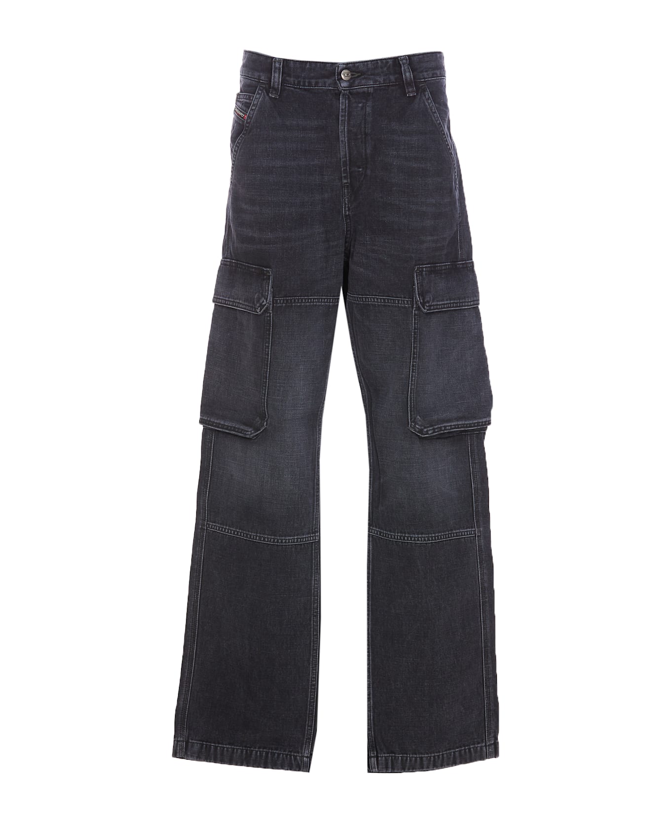 Diesel D-pot-cargo Jeans - Black