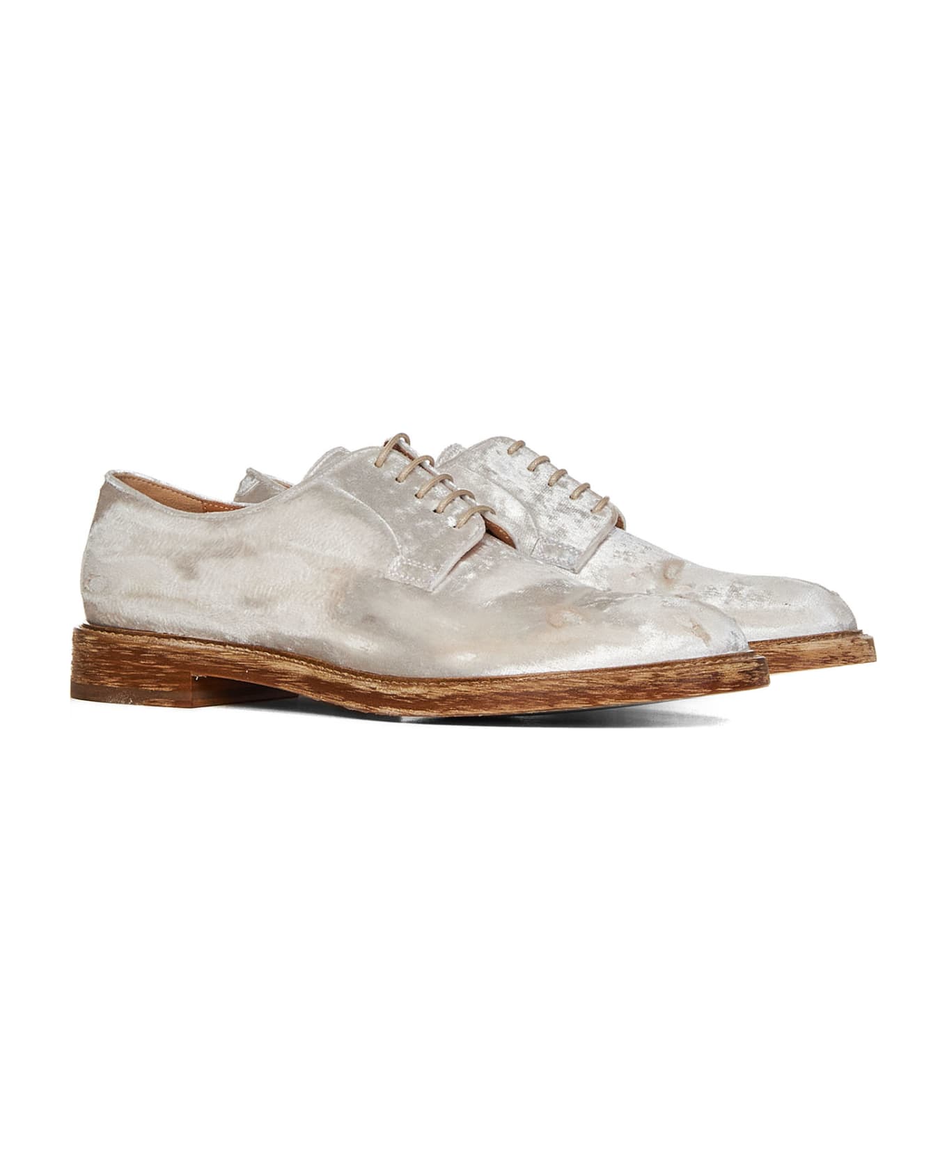 Maison Margiela Lace-up Shoes - Vaporous Grey ローファー＆デッキシューズ