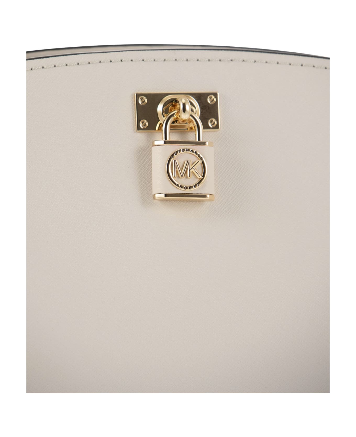 Michael Kors White Leather Ruby Bag - White