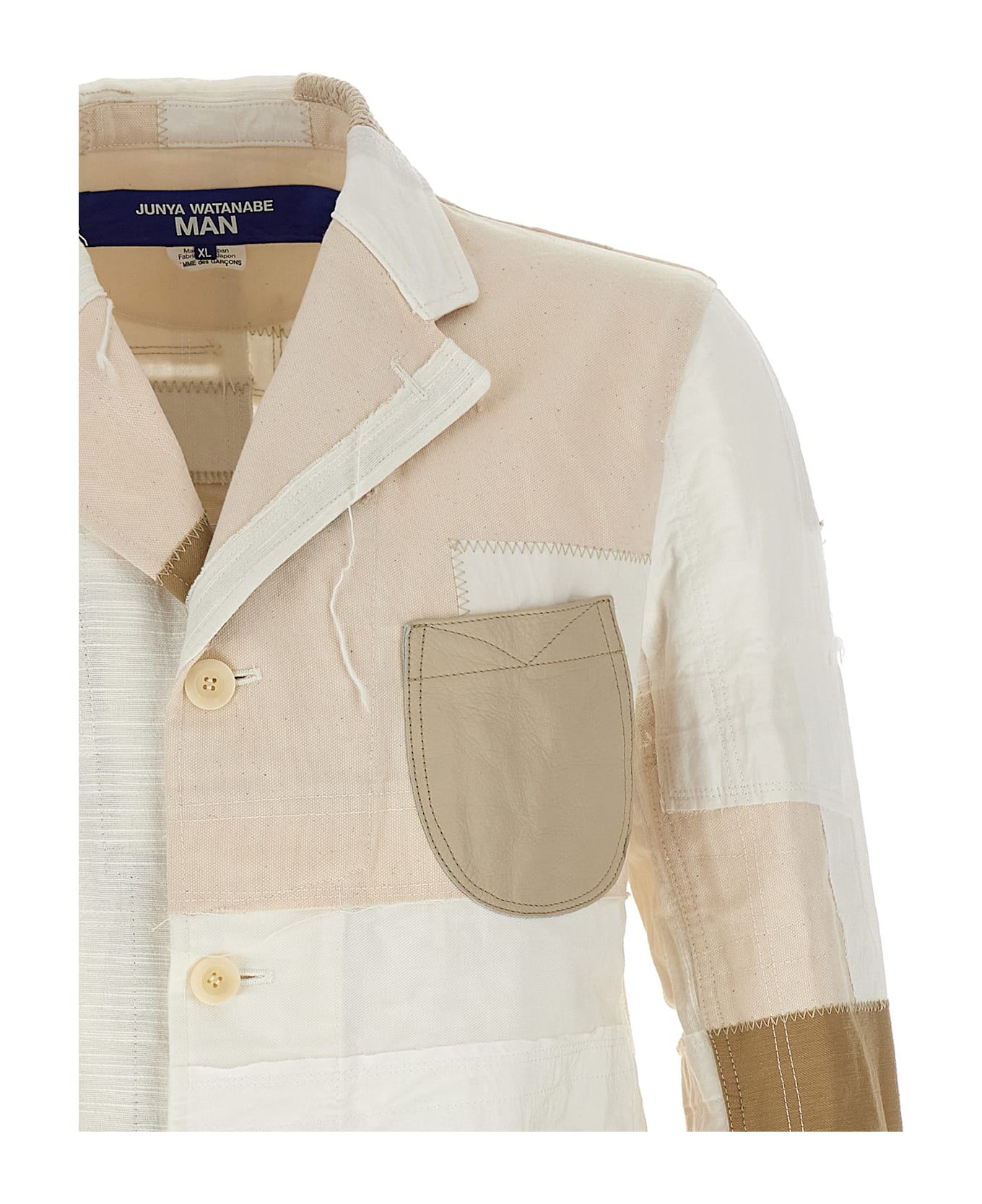 Junya Watanabe Patchwork Blazer - Beige