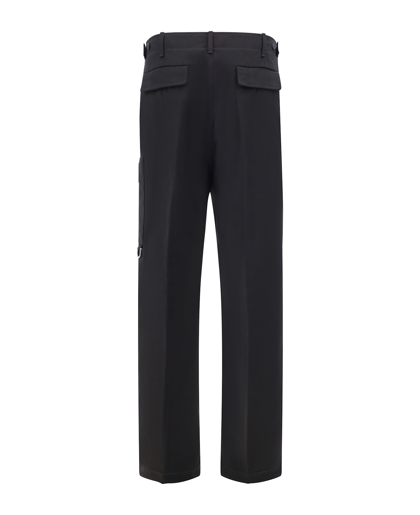 Fendi Gabardine Trousers - Nero