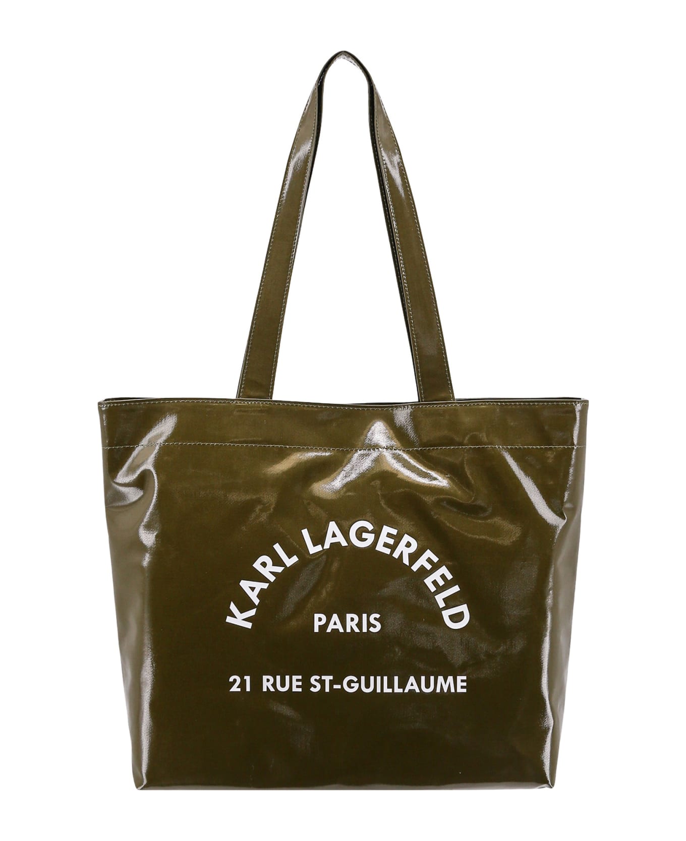 Karl Lagerfeld Rue St-guillaume Shoulder Bag - Green