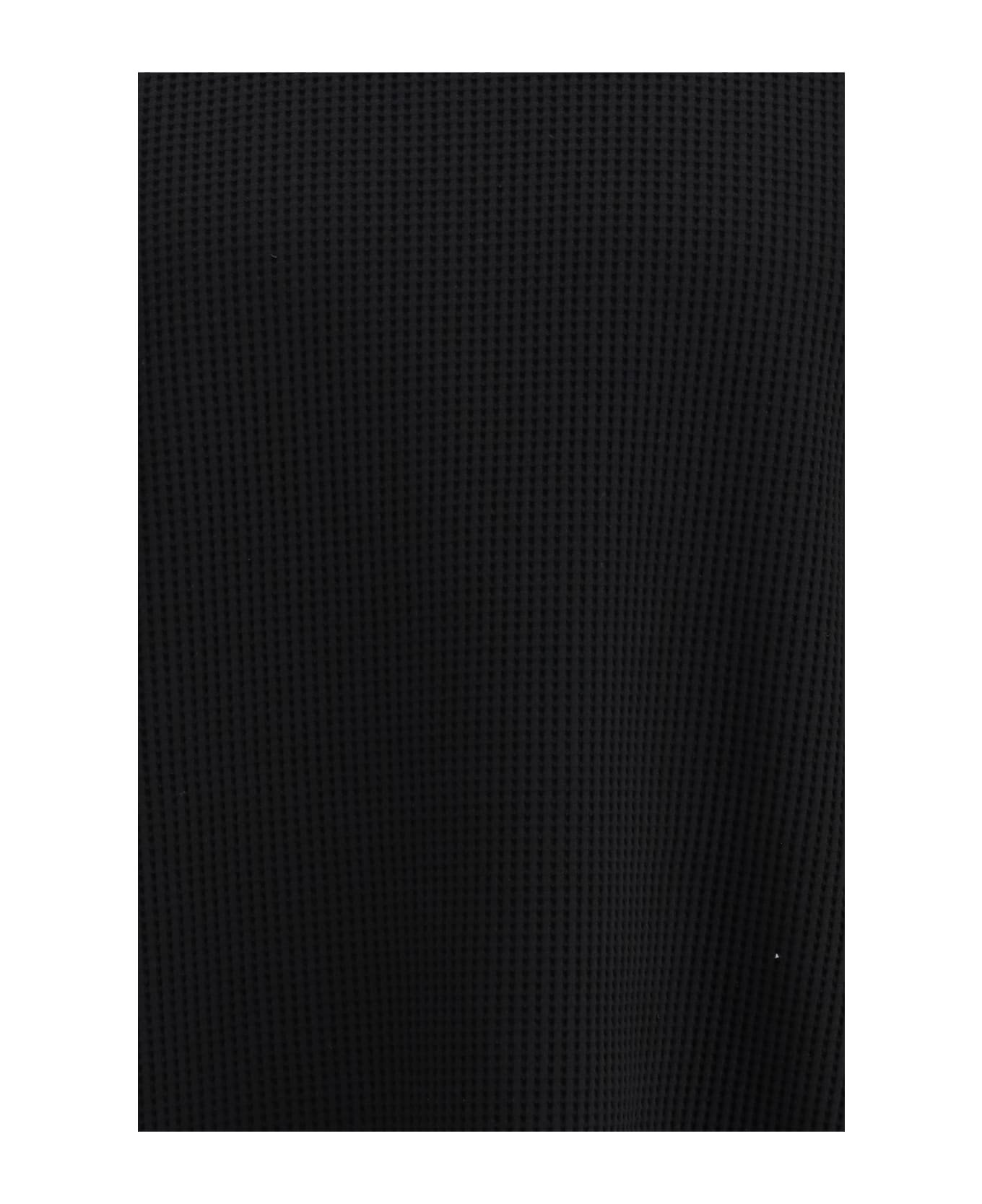 Herno Laminar Longsleeve T-shirt In Honeycomb Cotton Jersey