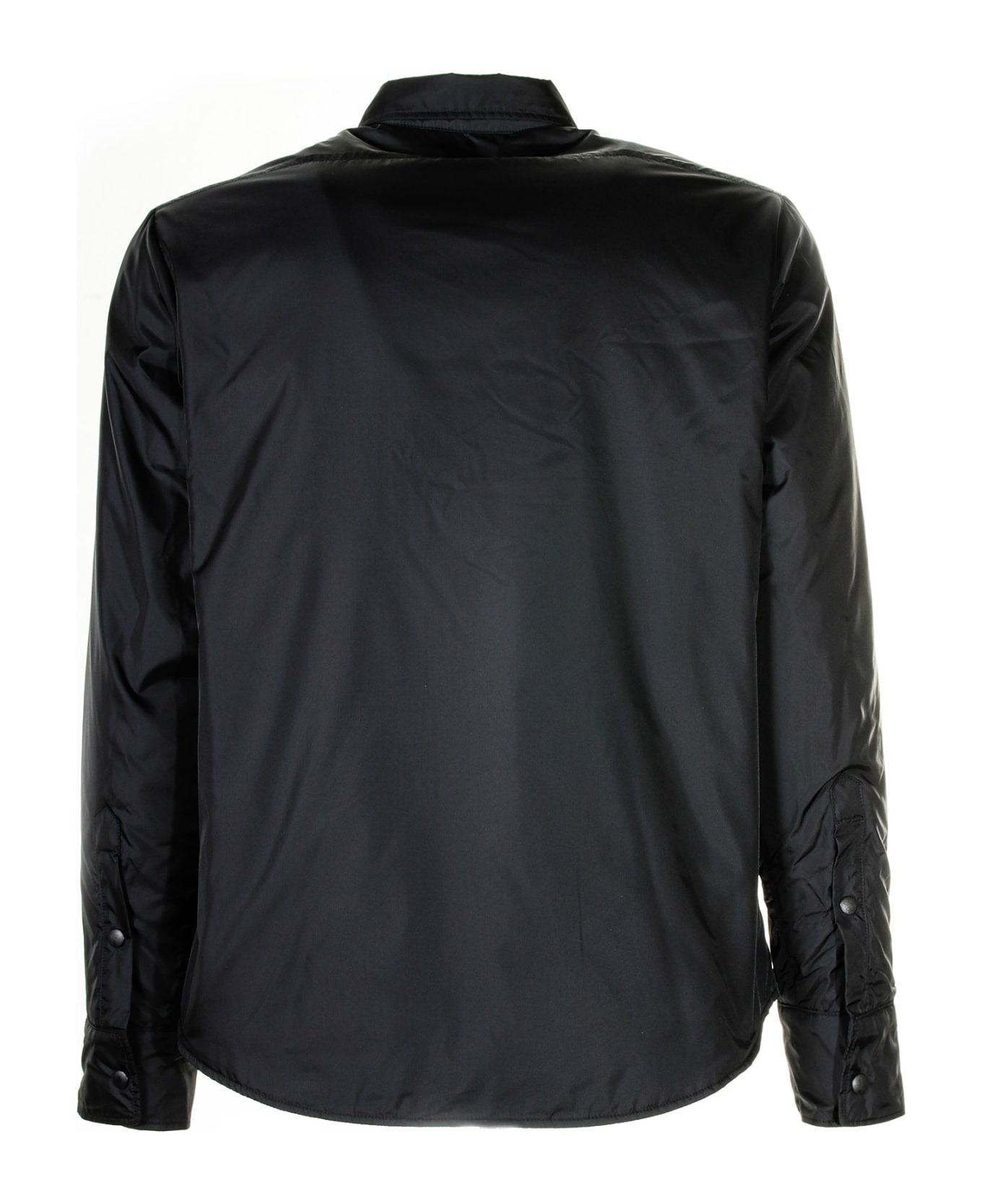 Aspesi Shirt Jacket With Buttons - BLACK NERO