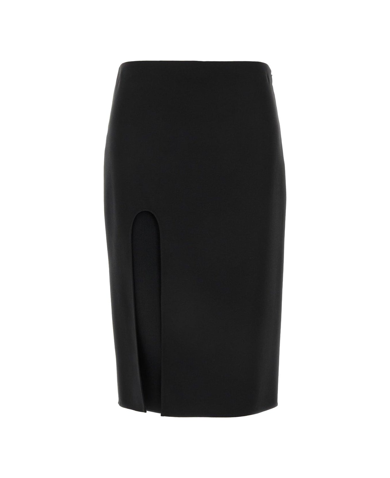 Stella McCartney Mid-rise Twill Skirt - NERO