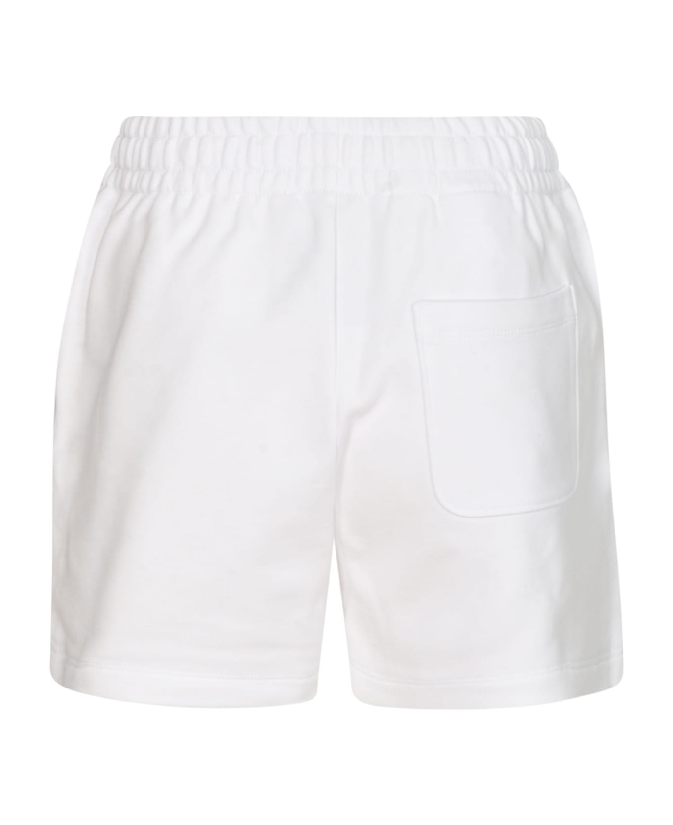 Moschino Logo Bear Shorts - White
