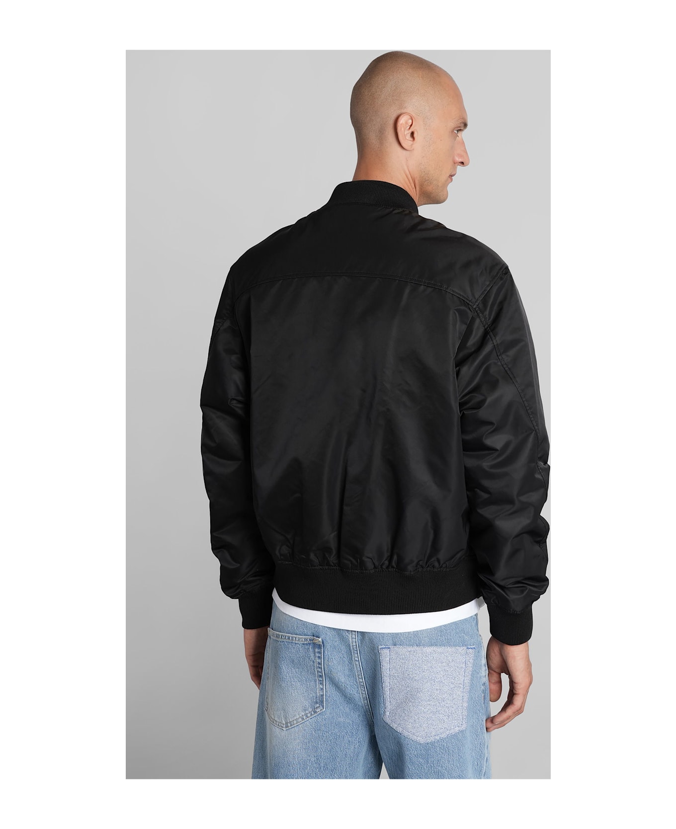 Axel Arigato Pen Layered Bomber Jacket In Black Polyamide - BLACK