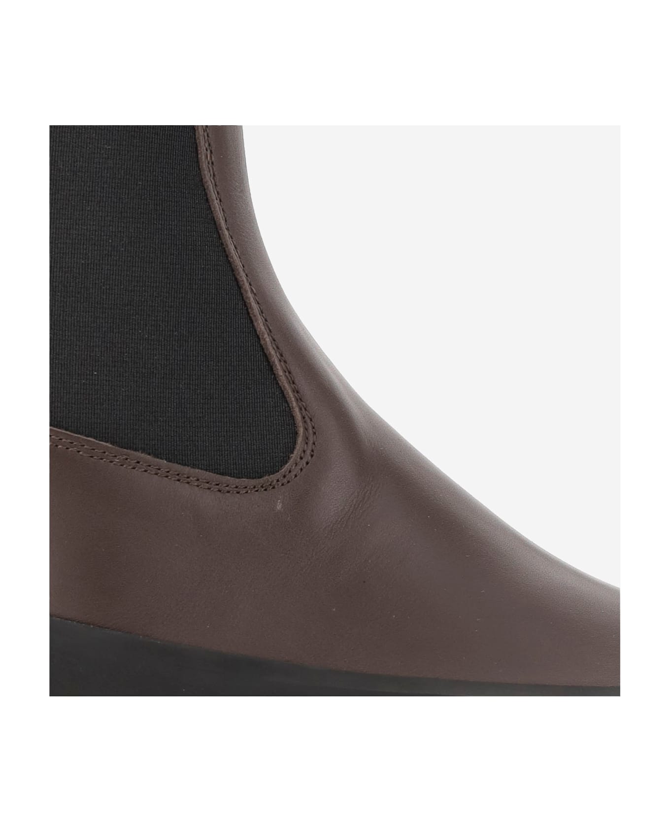 Le Monde Beryl Leather Ankle Boots - Brown