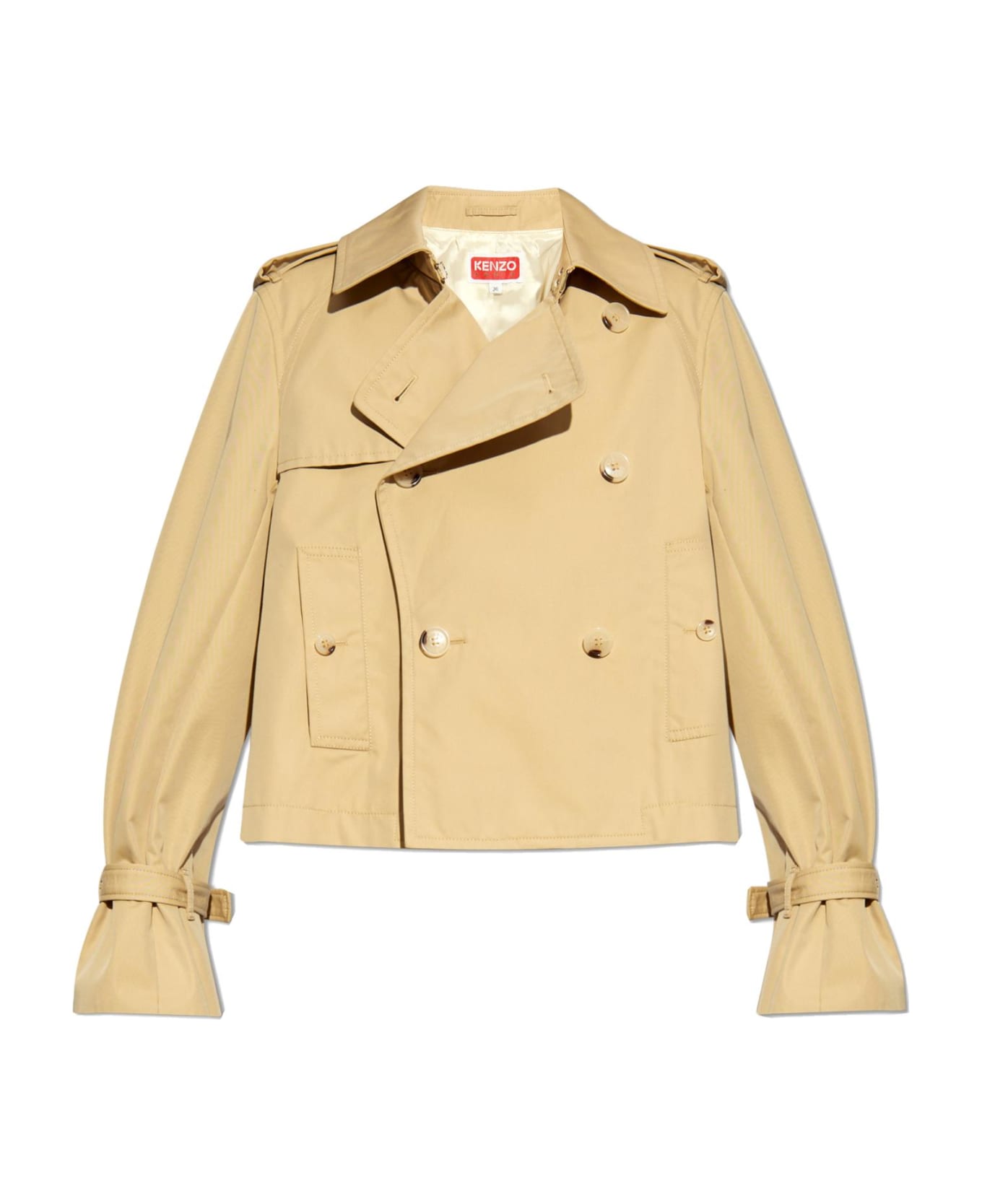 Kenzo Short Trench Coat Kenzo - BEIGE