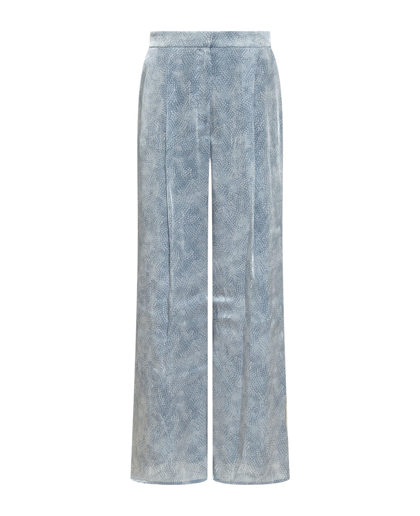 Michael Kors Trousers With Petals Decoration - CHAMBRAY