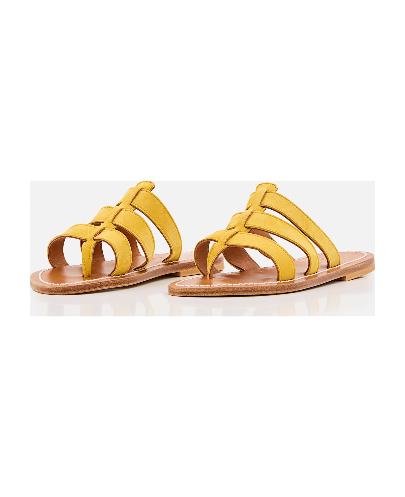 K.Jacques Dolon Leather Sandal - Yellow