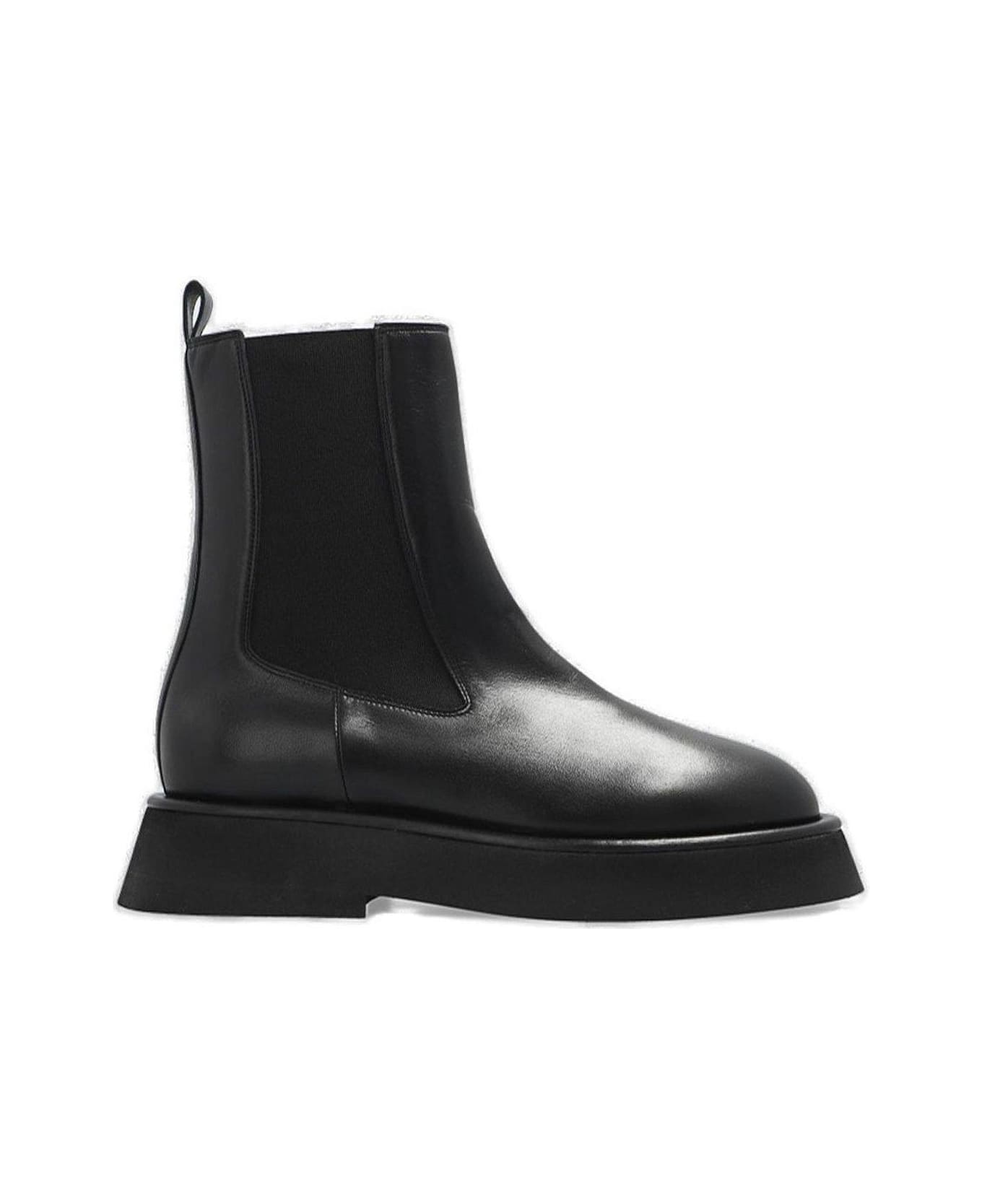 Wandler Panelled Ankle Boots - Black