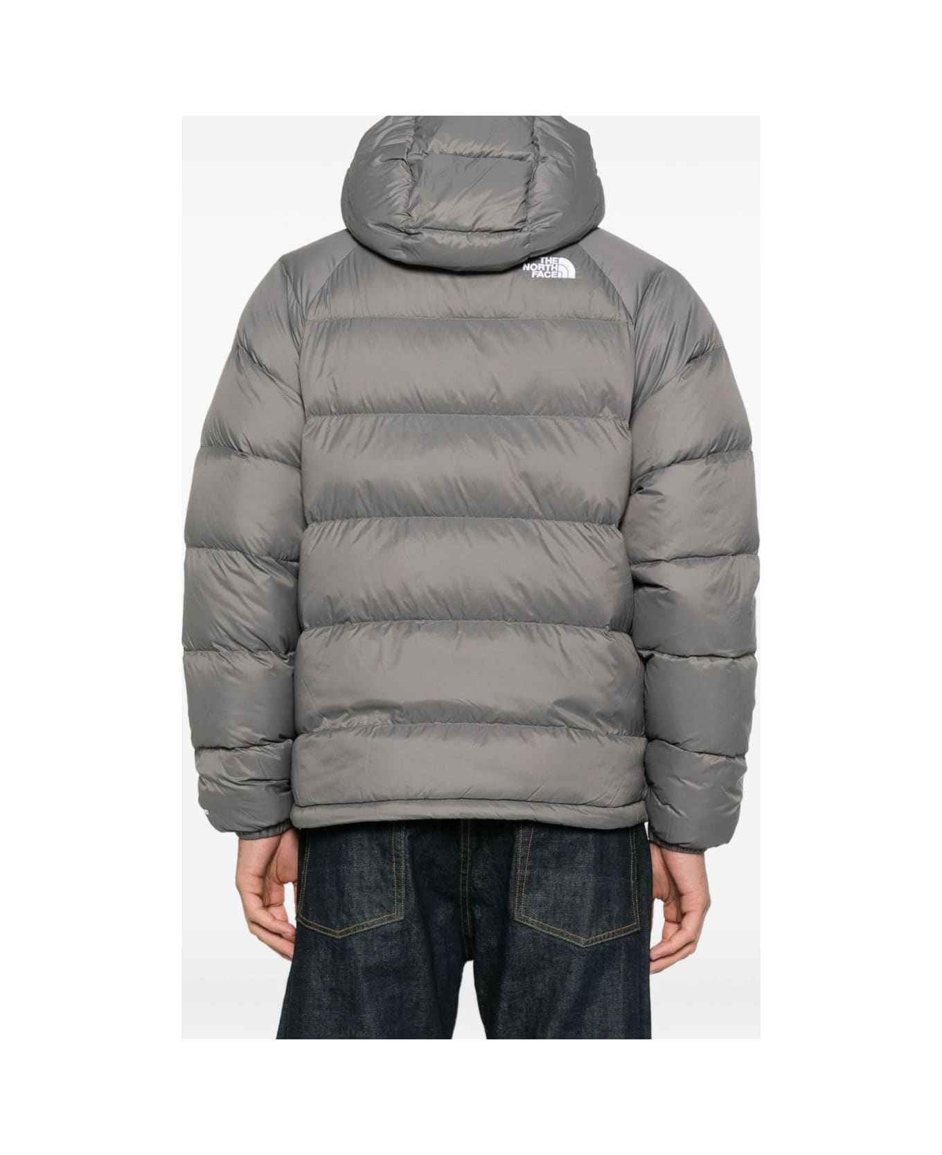 The North Face Zip-up Coat With Hood - Grey
