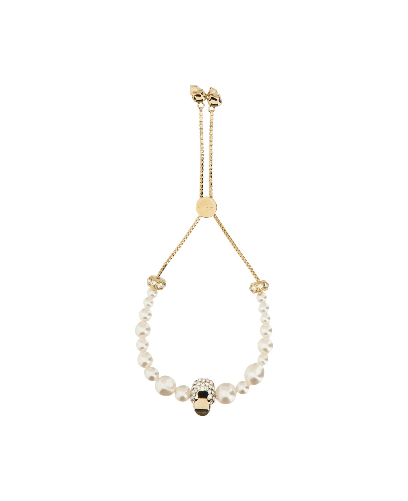 Alexander McQueen 
skull
 Bracelet - GOLD