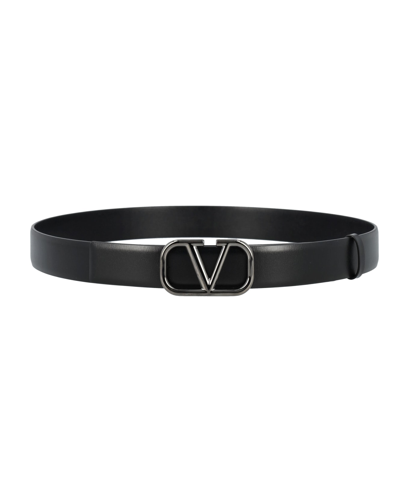 Valentino Garavani Vlogo Signature Belt - BLACK
