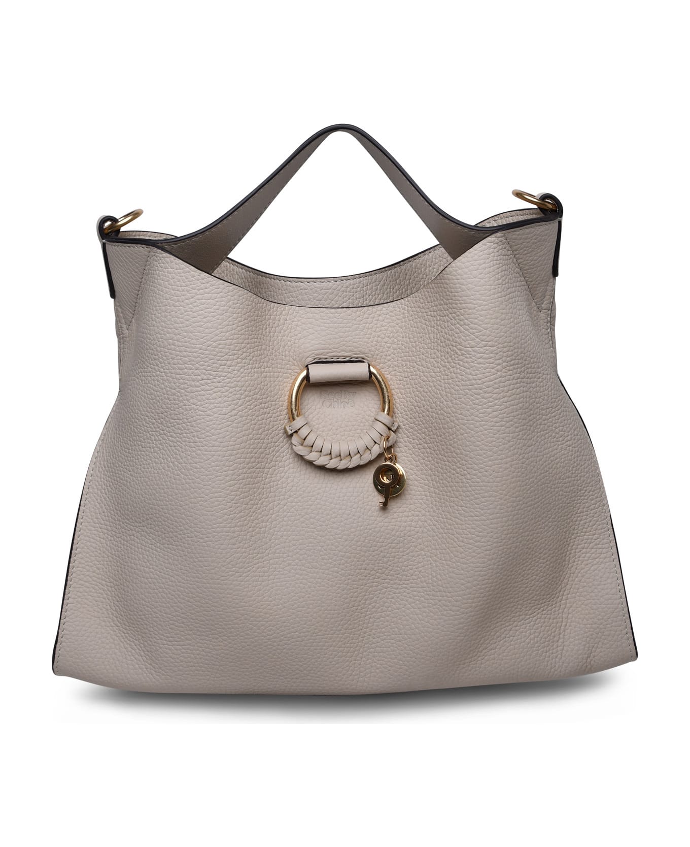 See by Chloé 'joan' Cement Cowhide Bag - Beige トートバッグ