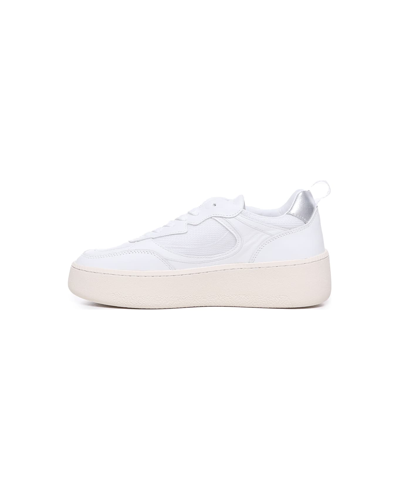 D.A.T.E. Sfera Laminated Sneakers - White