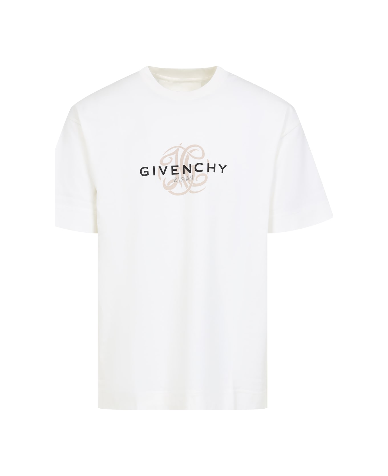 Givenchy T-shirt With Logo - Off White