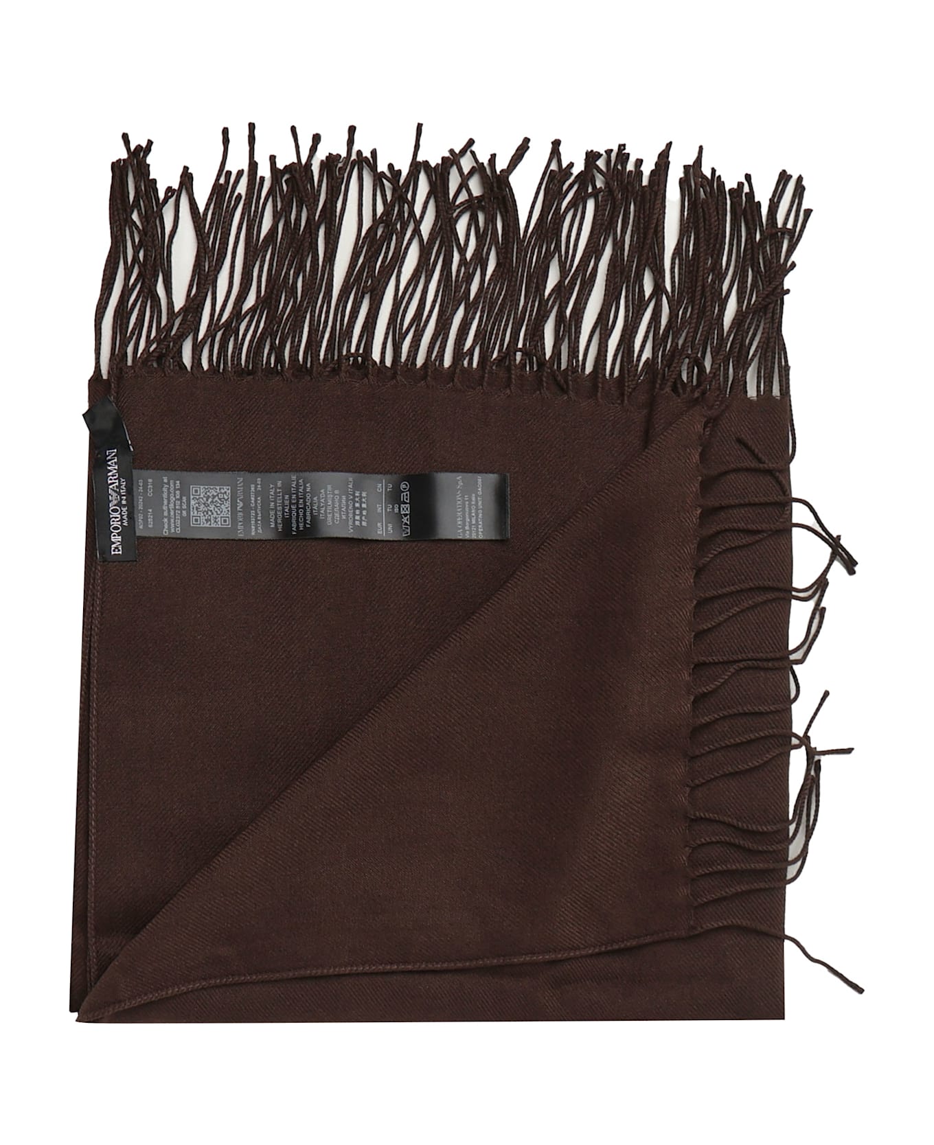 Emporio Armani Sciarpa Scarf - Brown