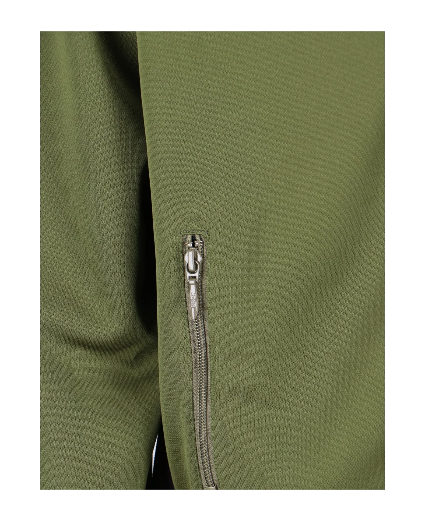 Needles 'olive' Zip Sweatshirt - Green