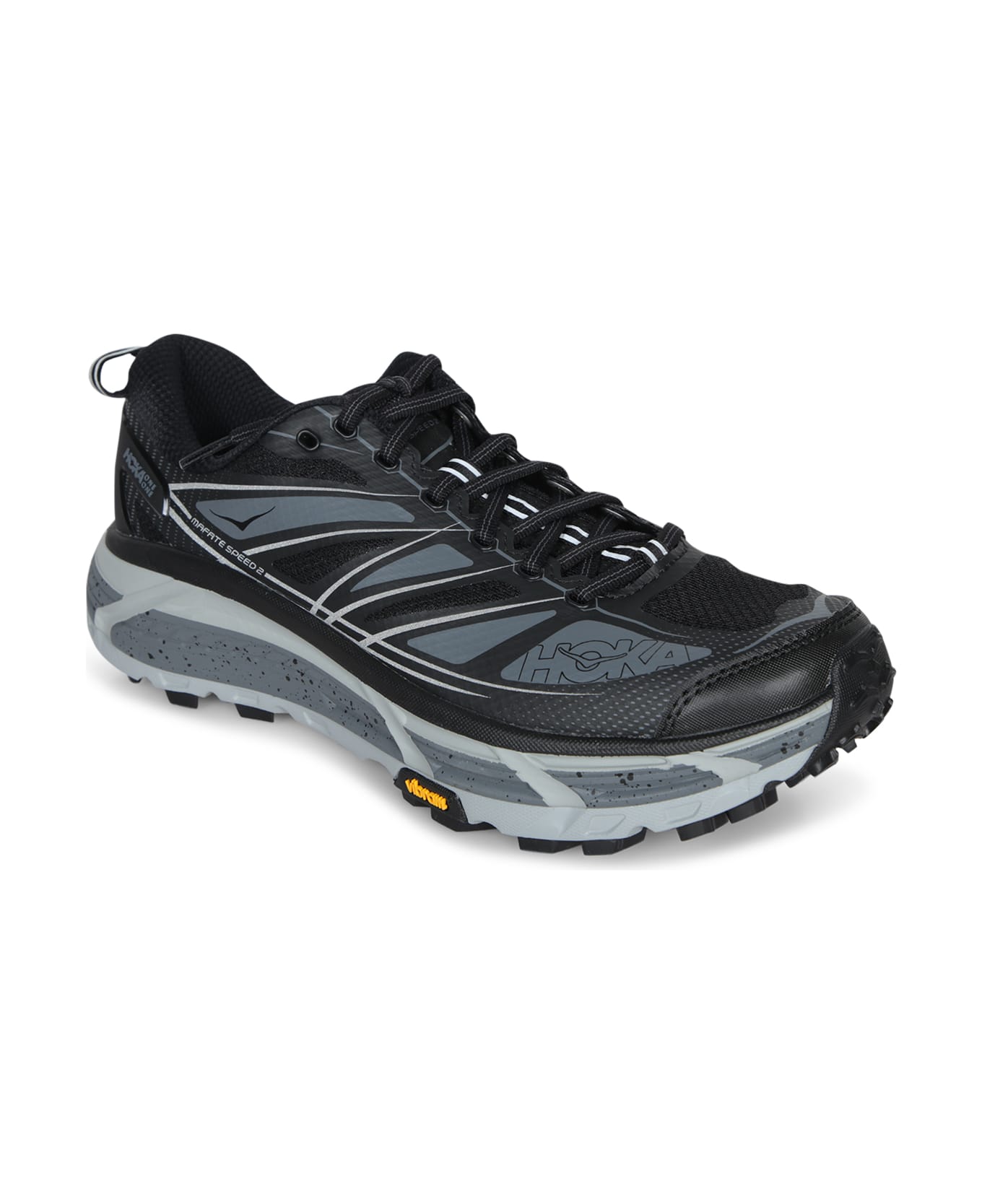 Hoka Mafate Speed 2 Black Sneakers - Black