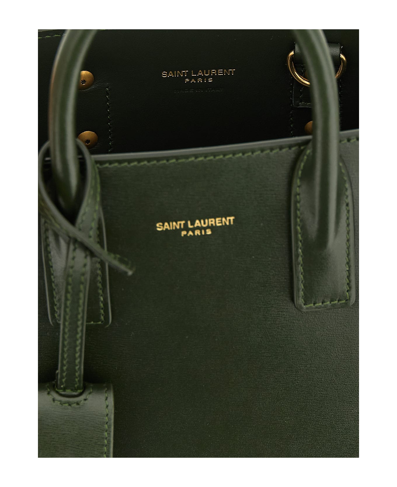 Saint Laurent Nano 'sac De Jour' Handbag - Green