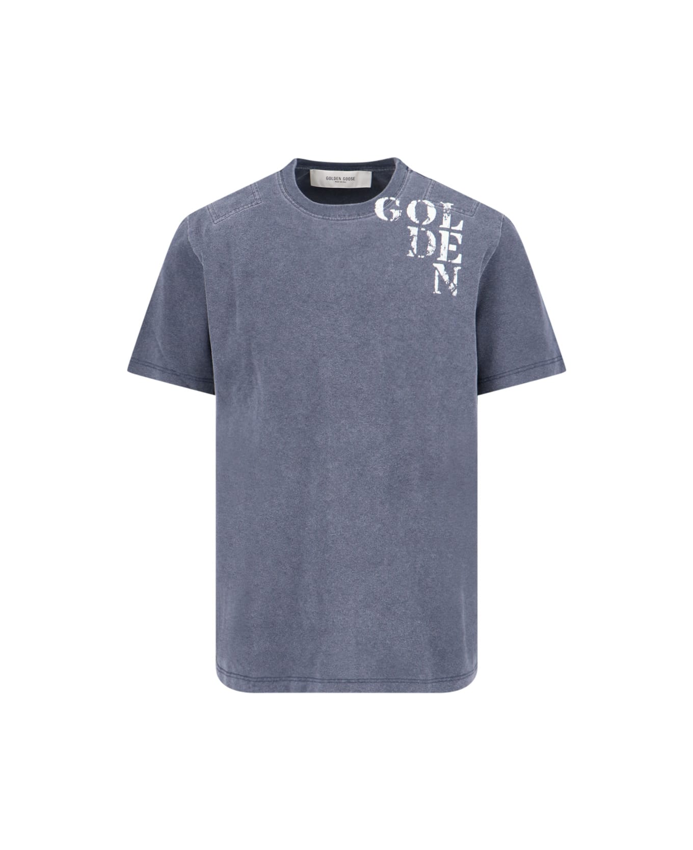 Golden Goose Logo T-shirt - Blue