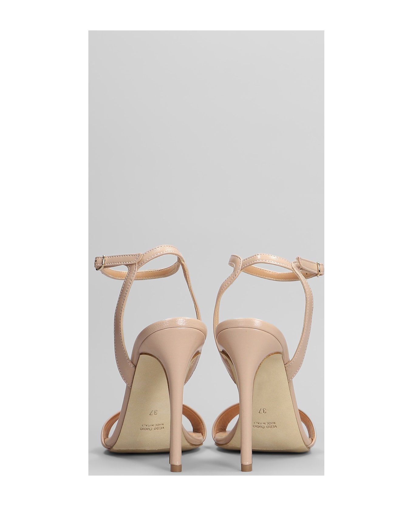 The Seller Sandals In Powder Leather - powder