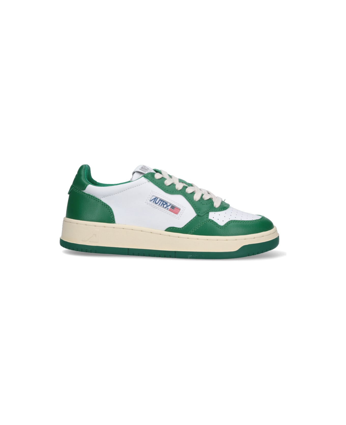 Autry "medalist" Low Sneakers - Green