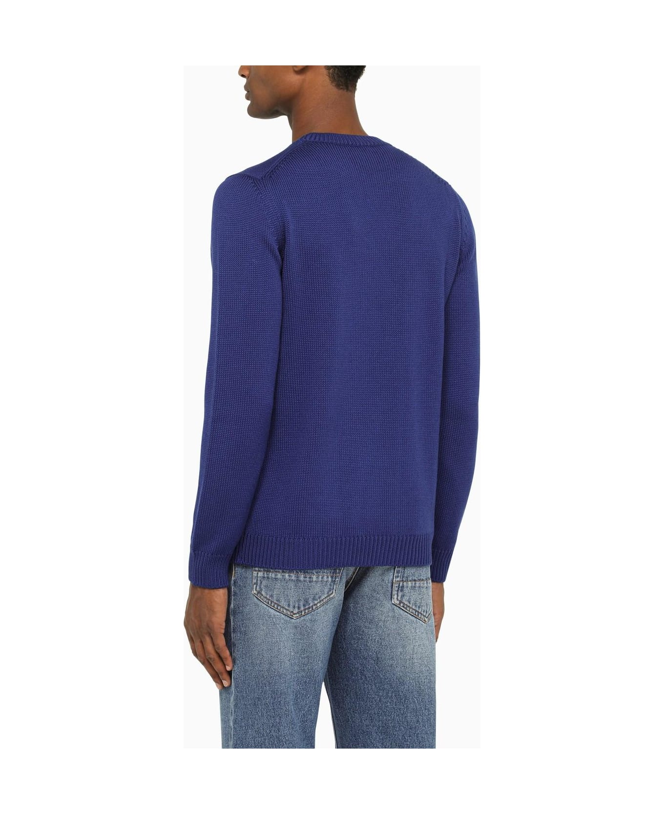 Roberto Collina Blue Regular Sweater - Blue