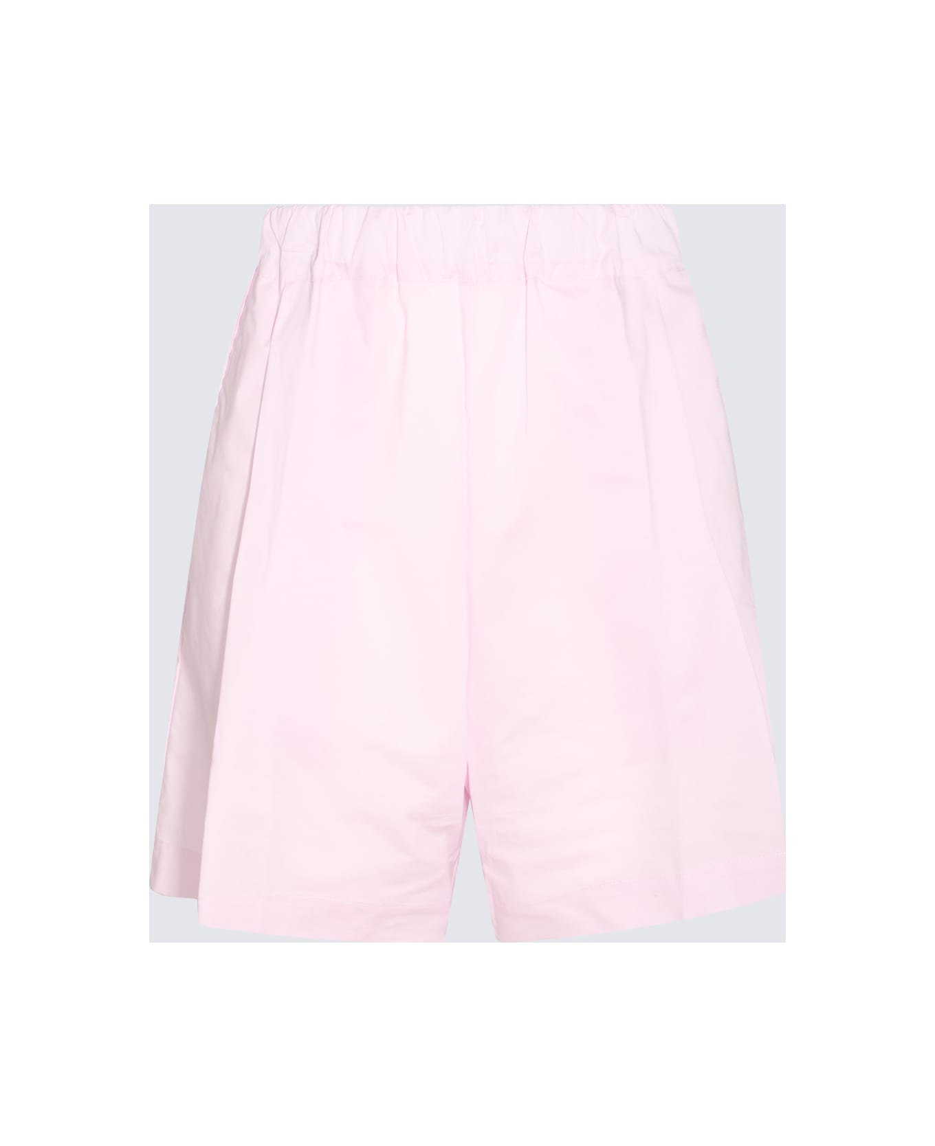 Laneus Pink Cotton Shorts - Pink