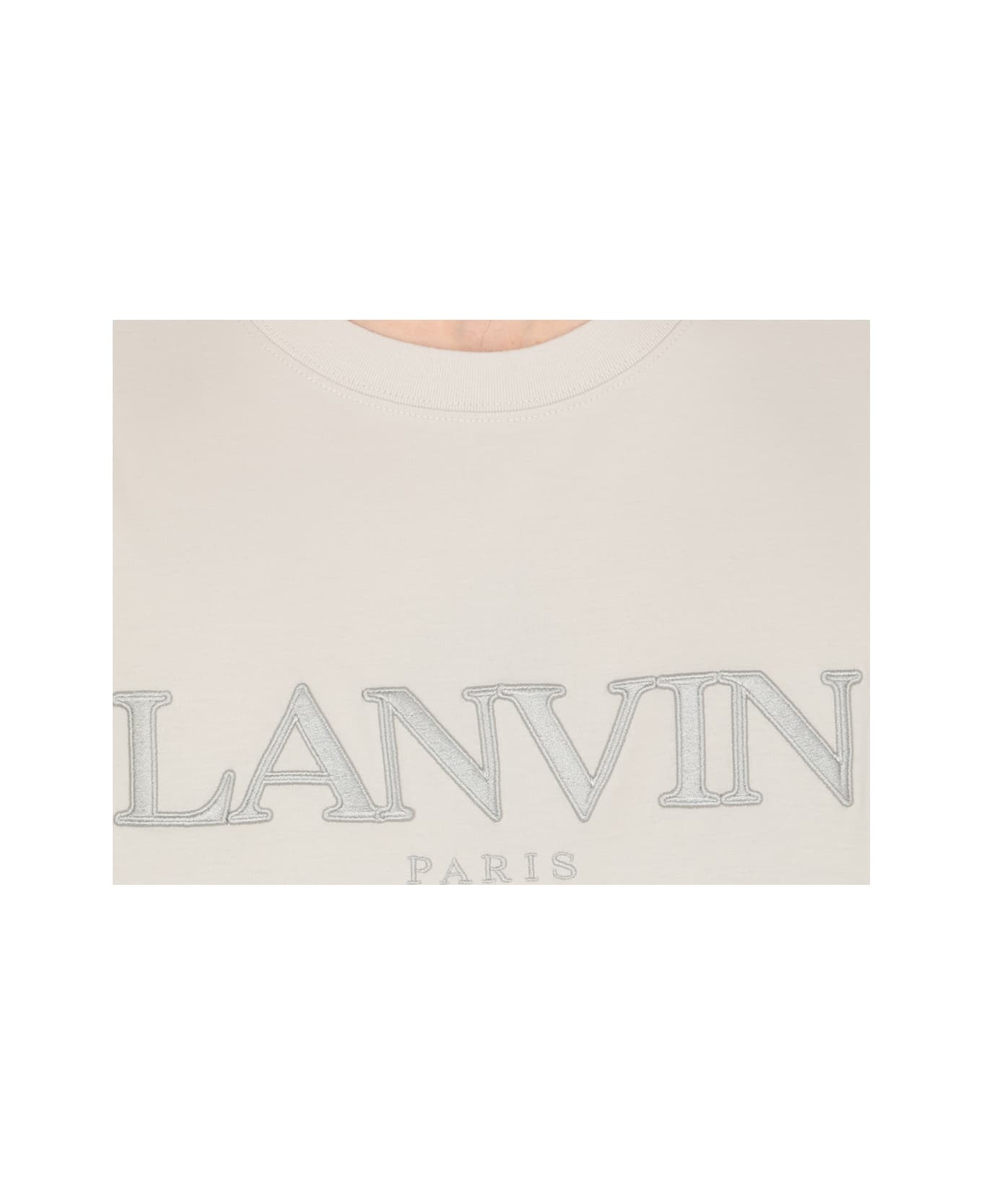 Lanvin T-shirt In Grey Cotton - Grey