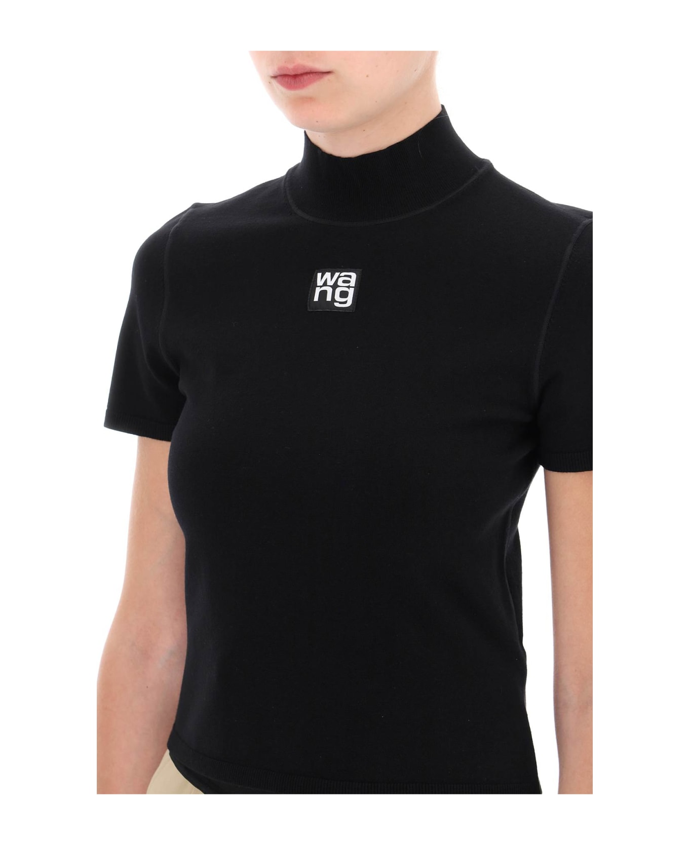 Alexander Wang Foundation Bodycon Knitted Top - Black