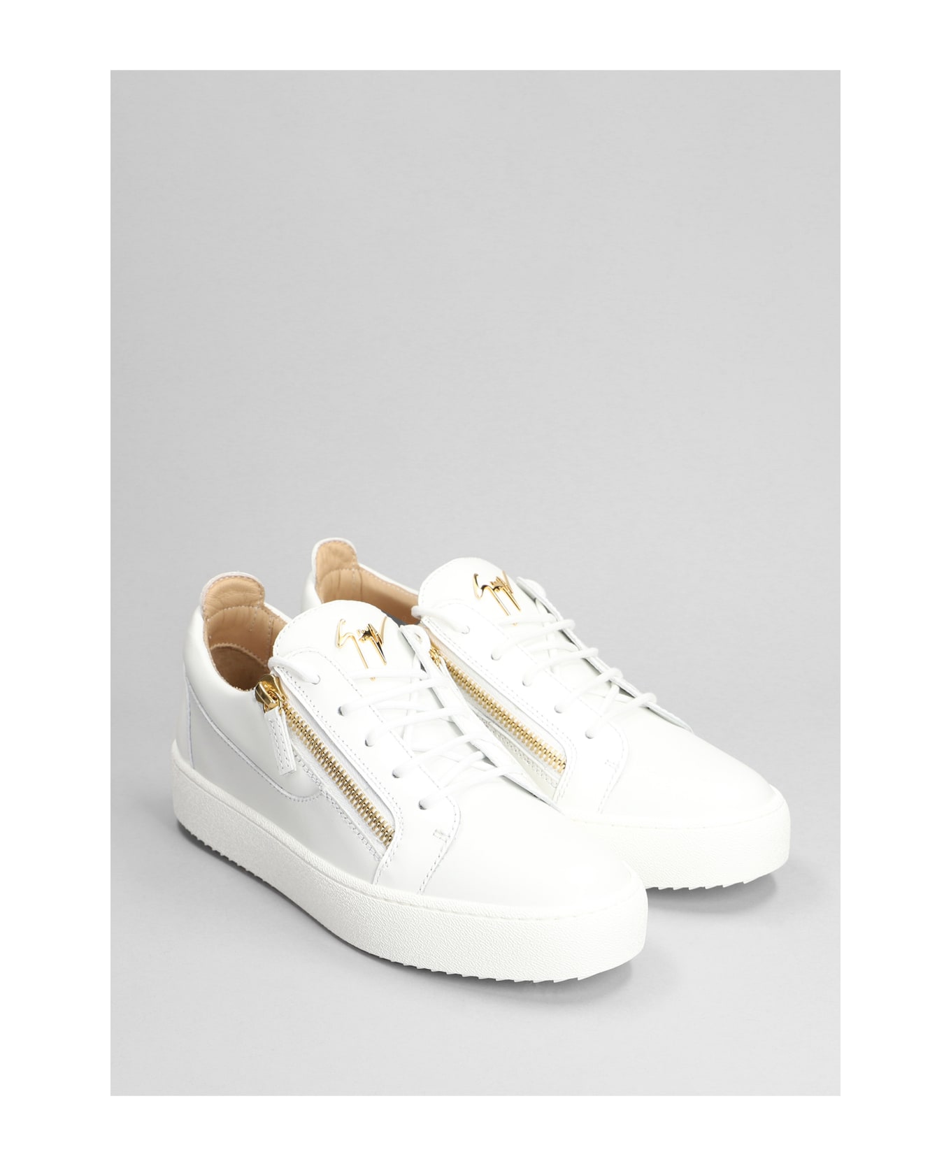 Giuseppe Zanotti Frankie Sneakers In White Leather - white