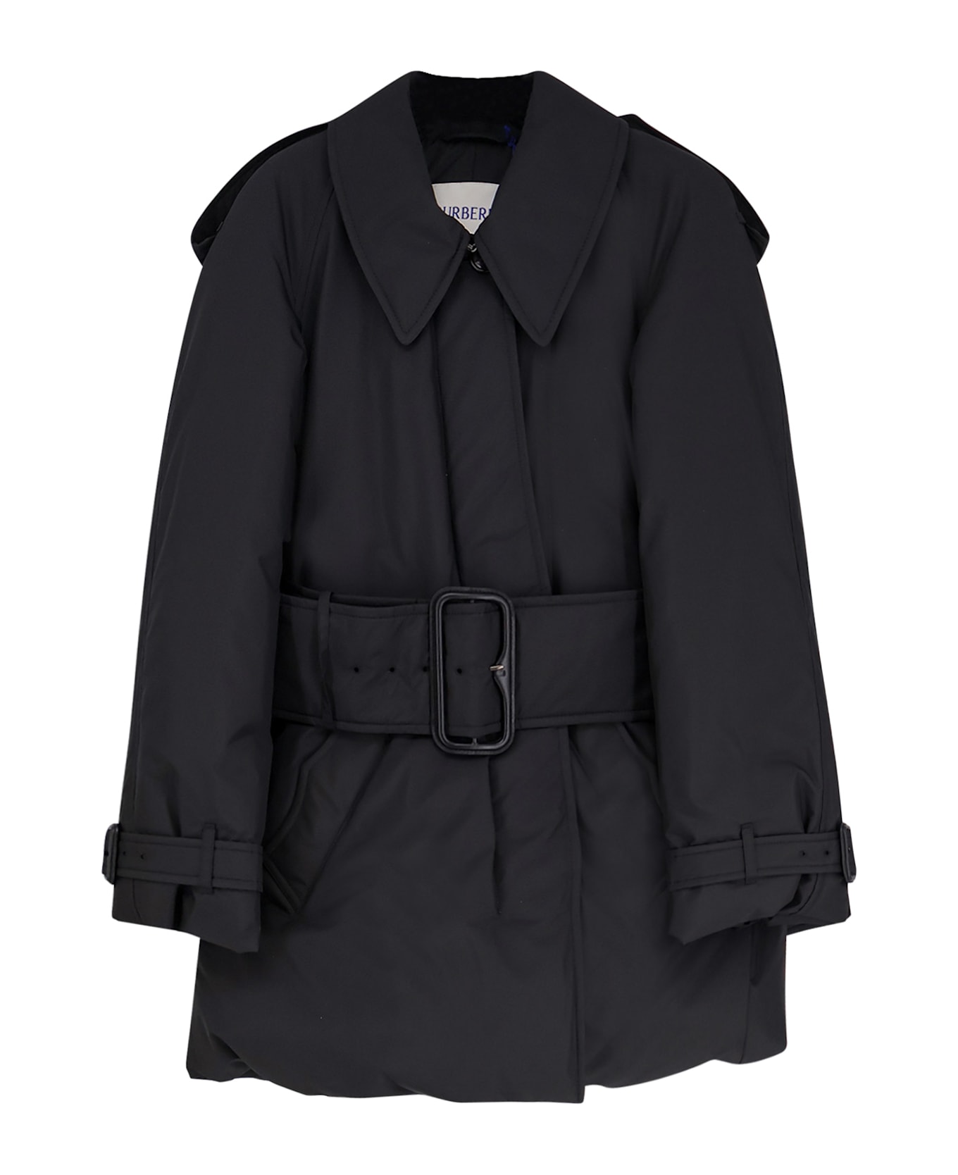 Burberry Berryhill Jacket With Belt - Black