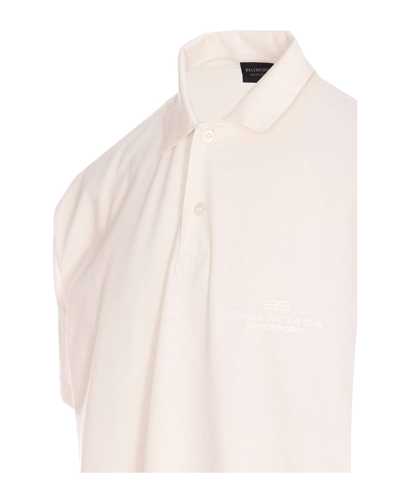 Balenciaga Intertwined Logo Polo - White ポロシャツ