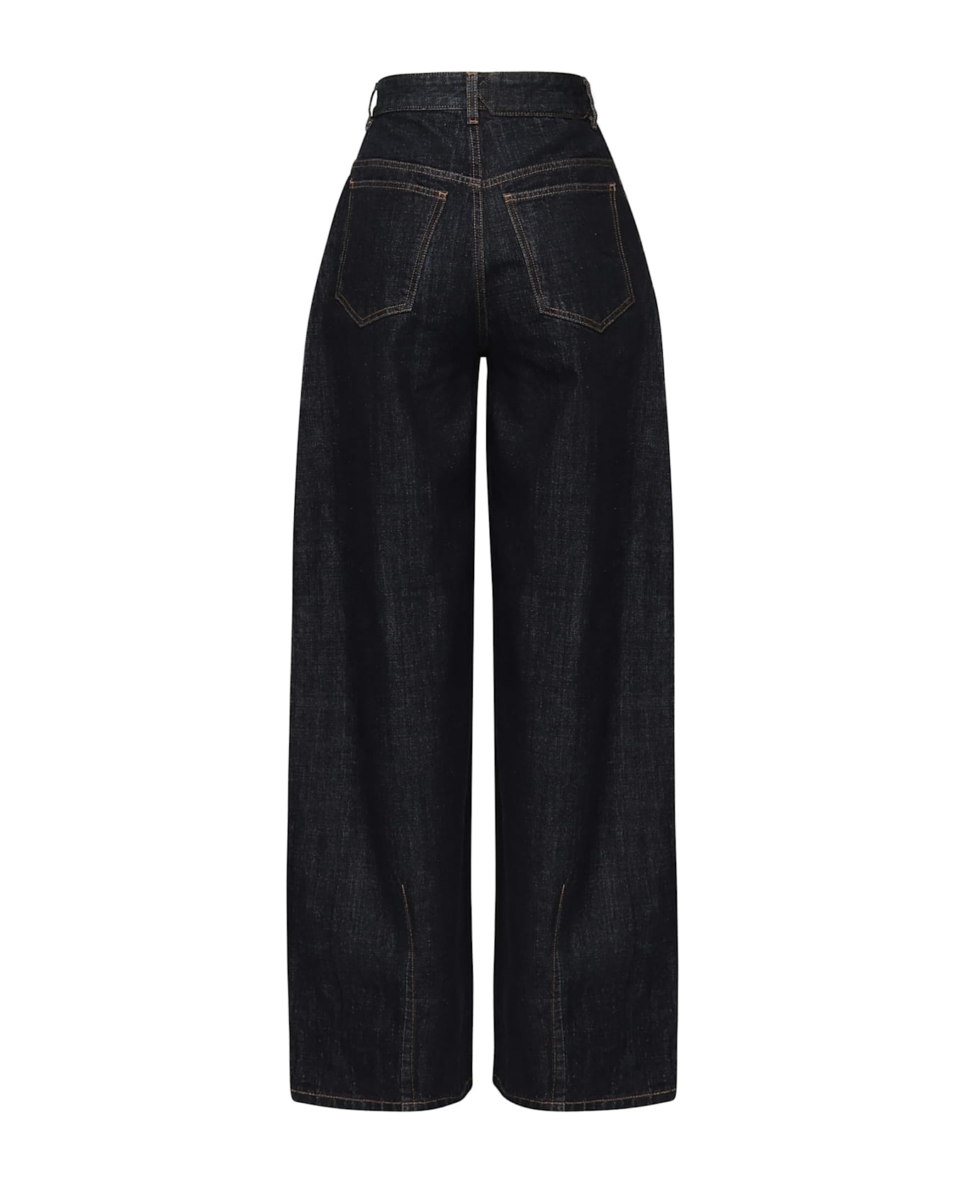 Jacquemus Le De Nîmes Oval Jeans - Blue