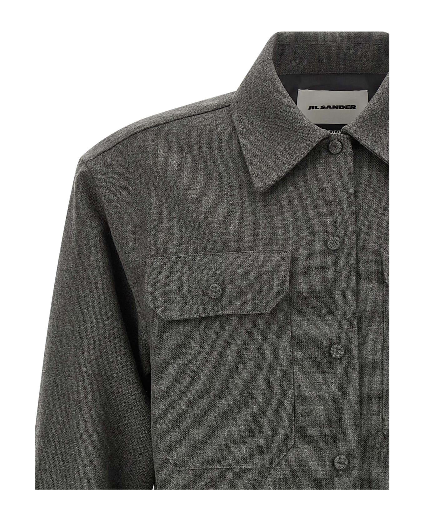 Jil Sander Canvas Shirt - Gray