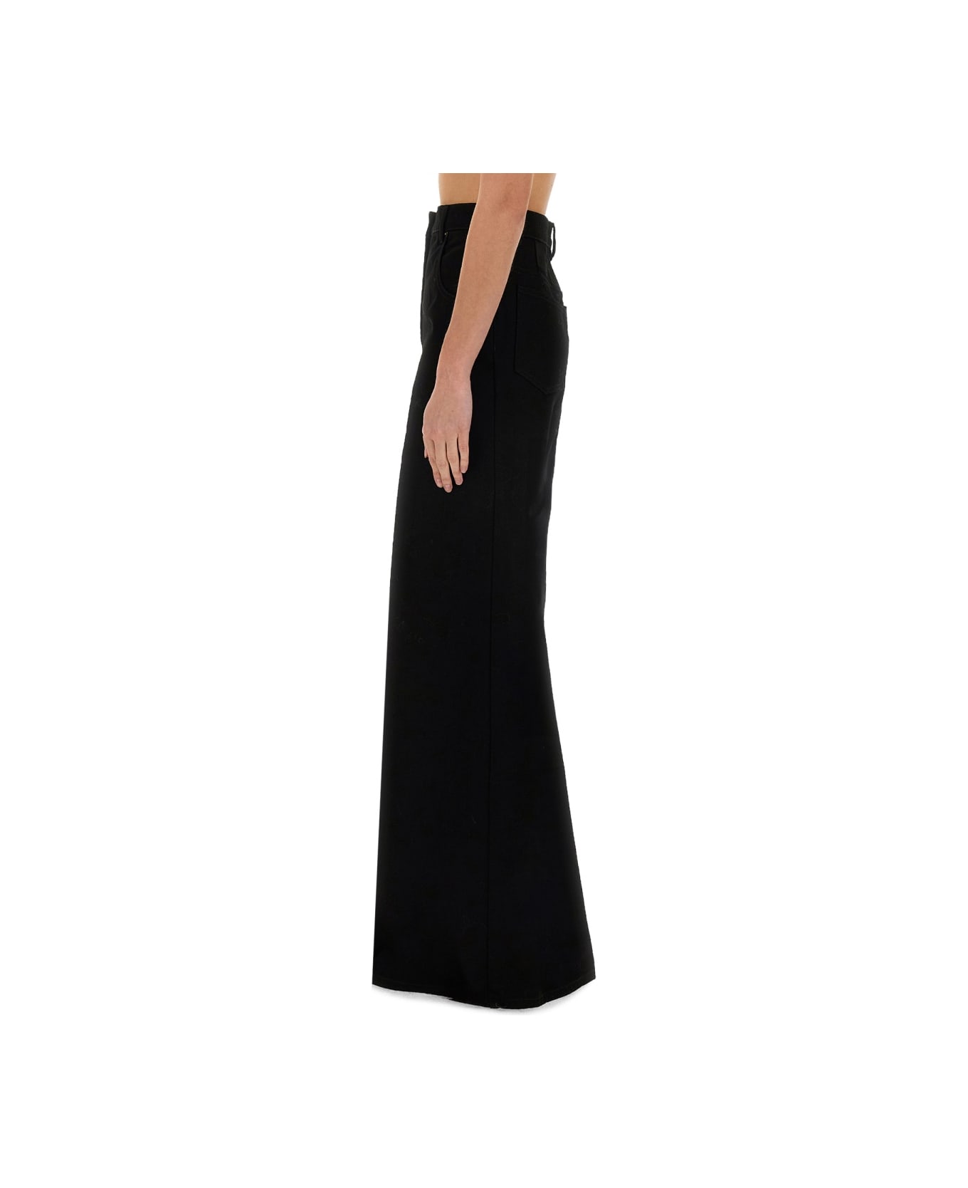 Nina Ricci Flared Pants - BLACK