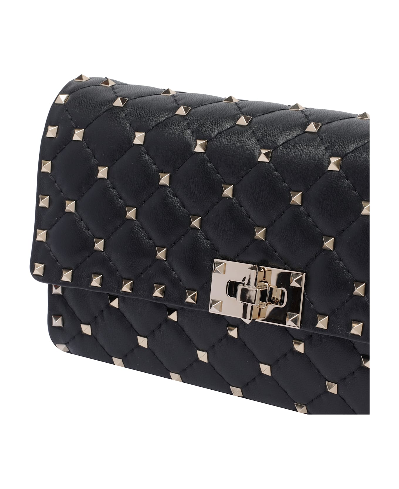 Valentino Garavani Rockstud Spike Crossbody Bag - Black