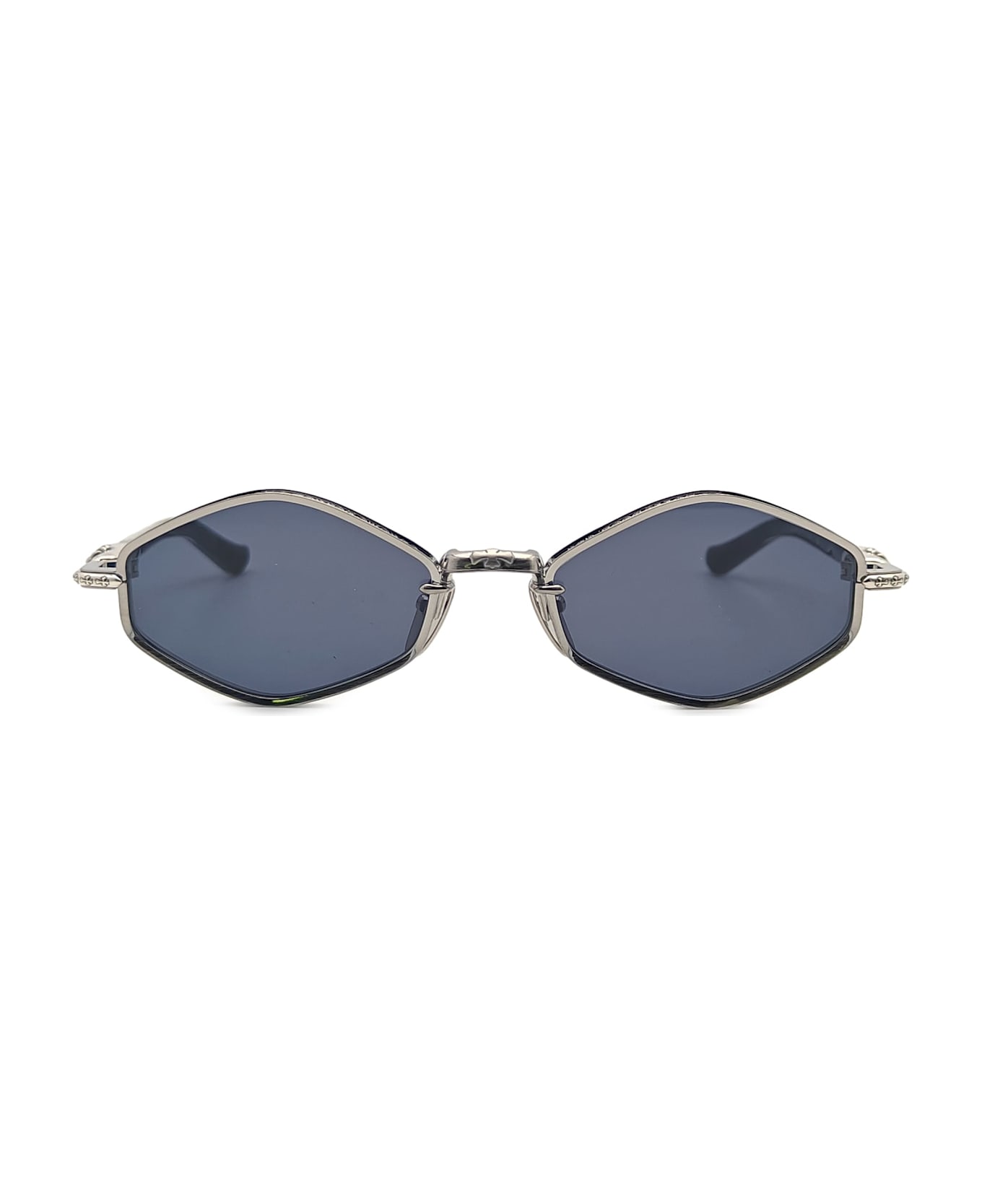Chrome Hearts Nip Slip - Brushed Alloy / Black Sunglasses - silver/black