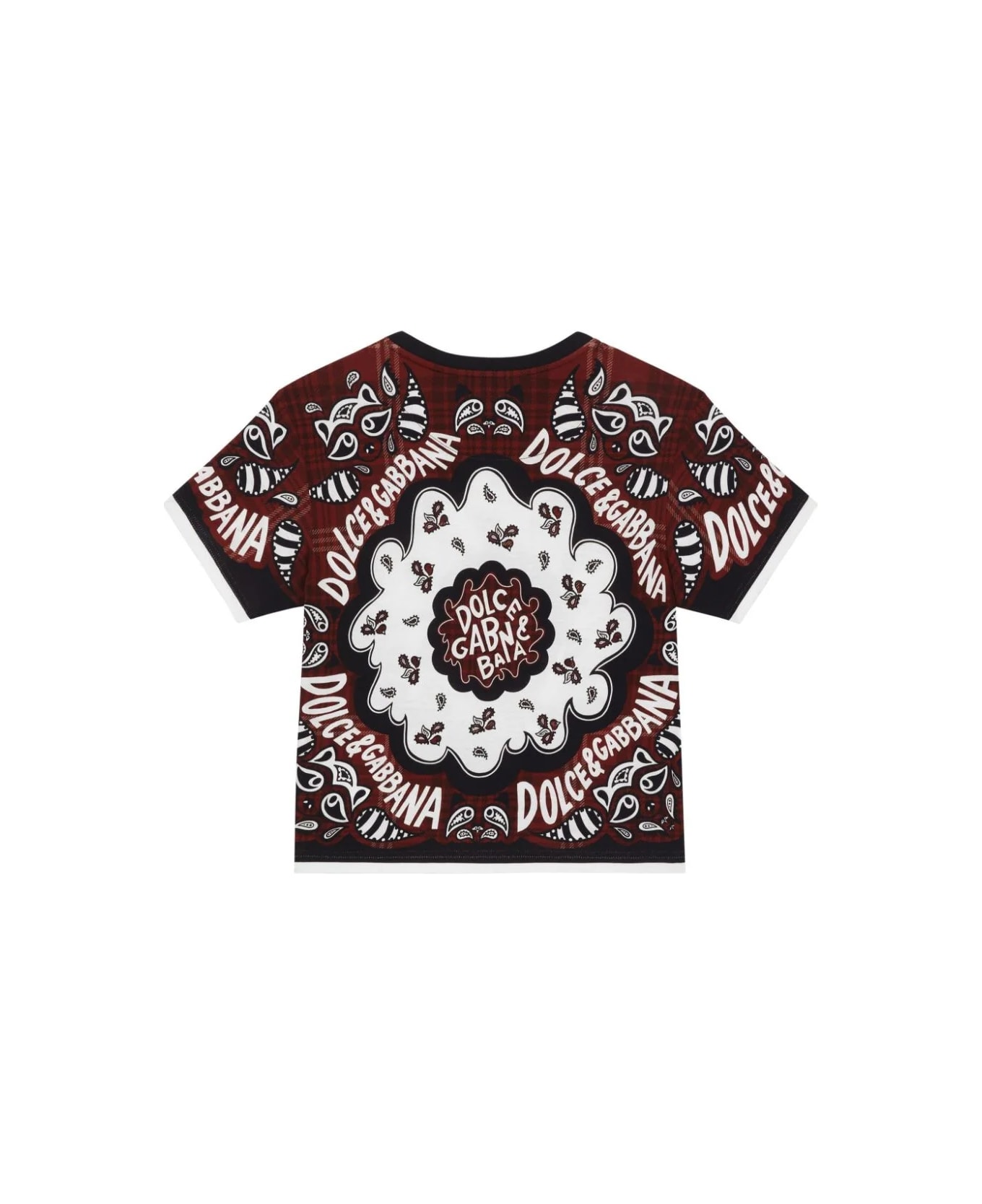 Dolce & Gabbana T-shirt Con Stampa - Black