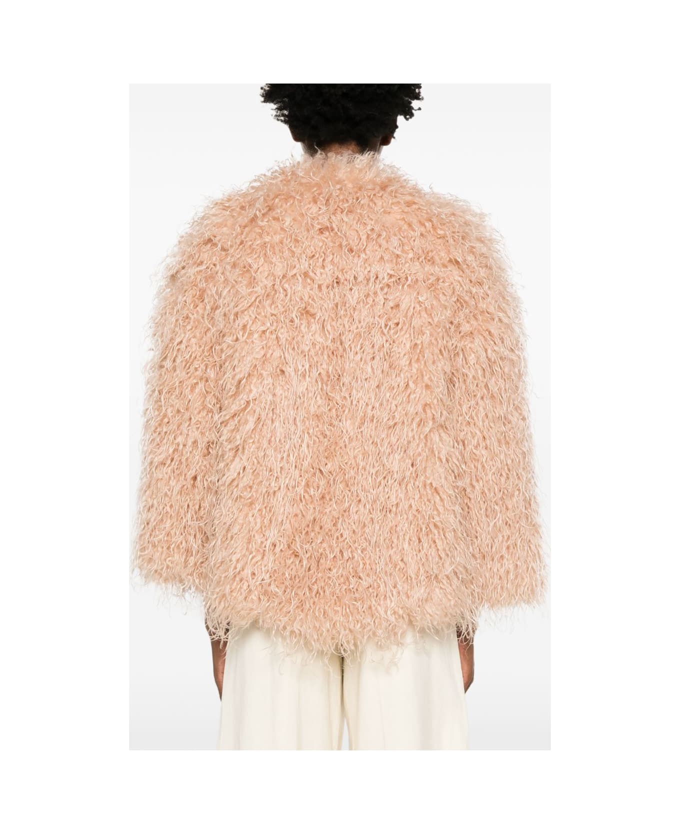 Forte_Forte Faux Fur Jacket - Powder