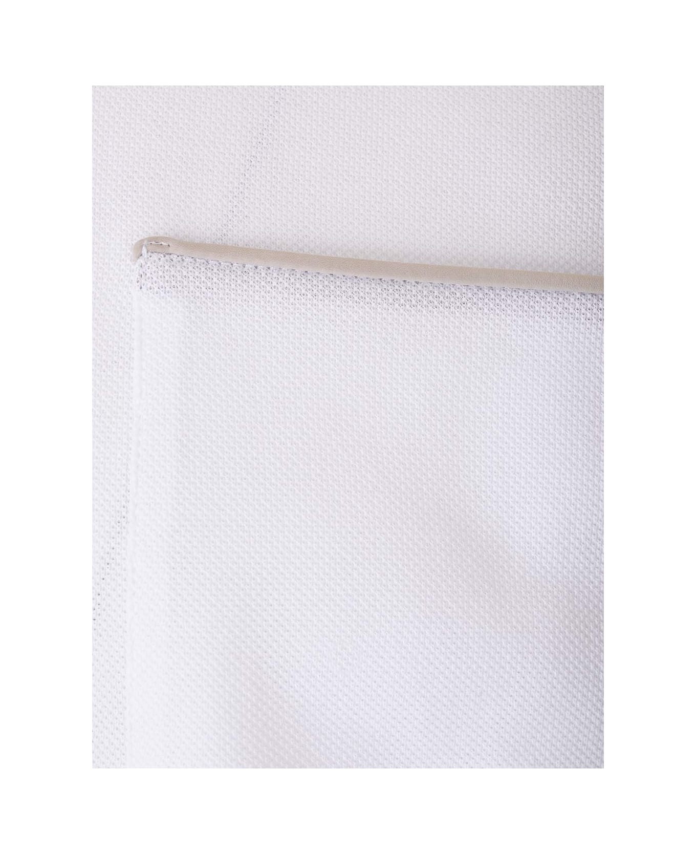 Zegna Short Sleeve Polo Shirt - WHITE