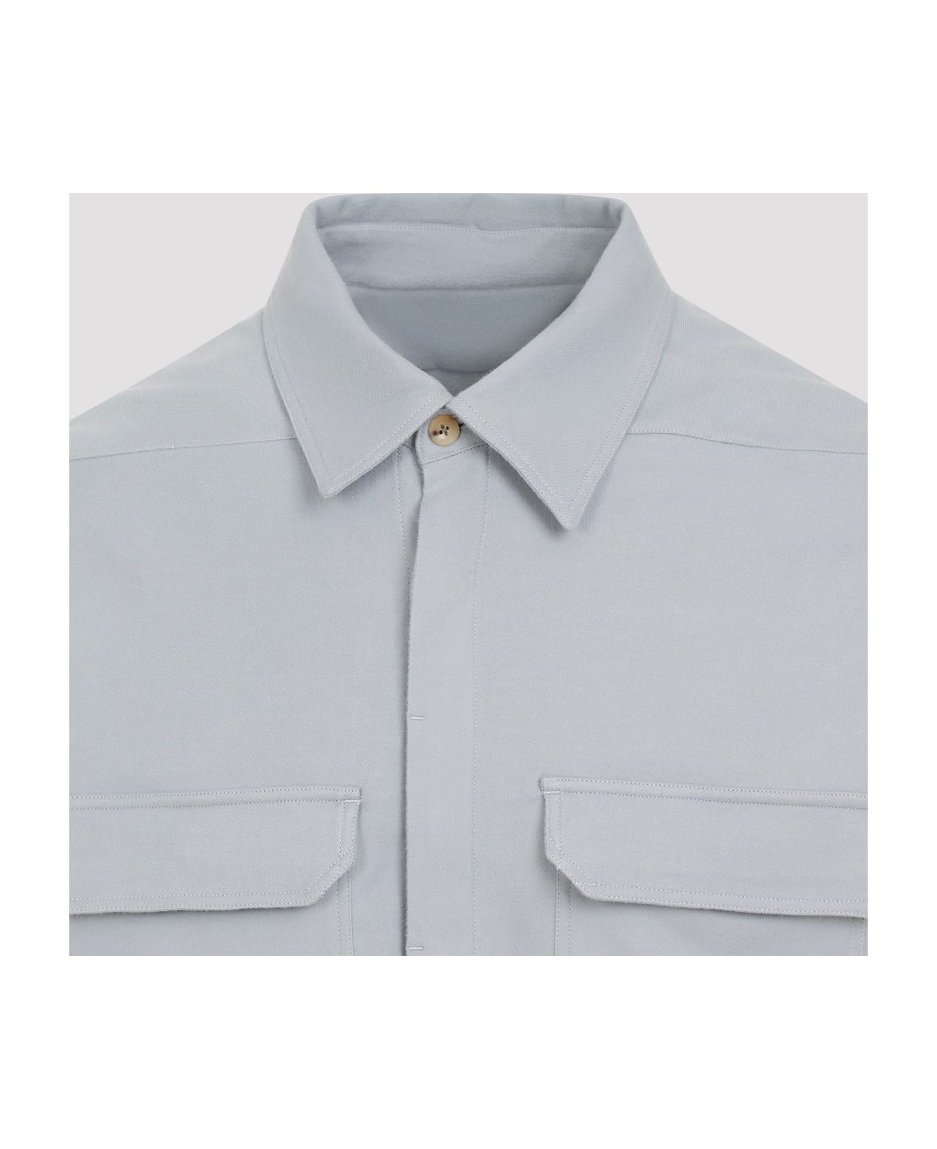 Rick Owens Work Shirt - Pale Blue